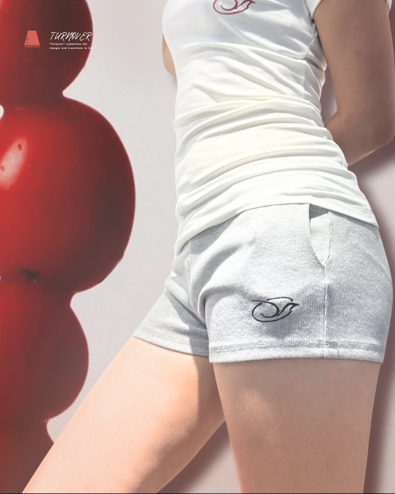 TURNOVER 2025SS Cheer Rebel shorts“25SS-WS1 美式超短運動褲”