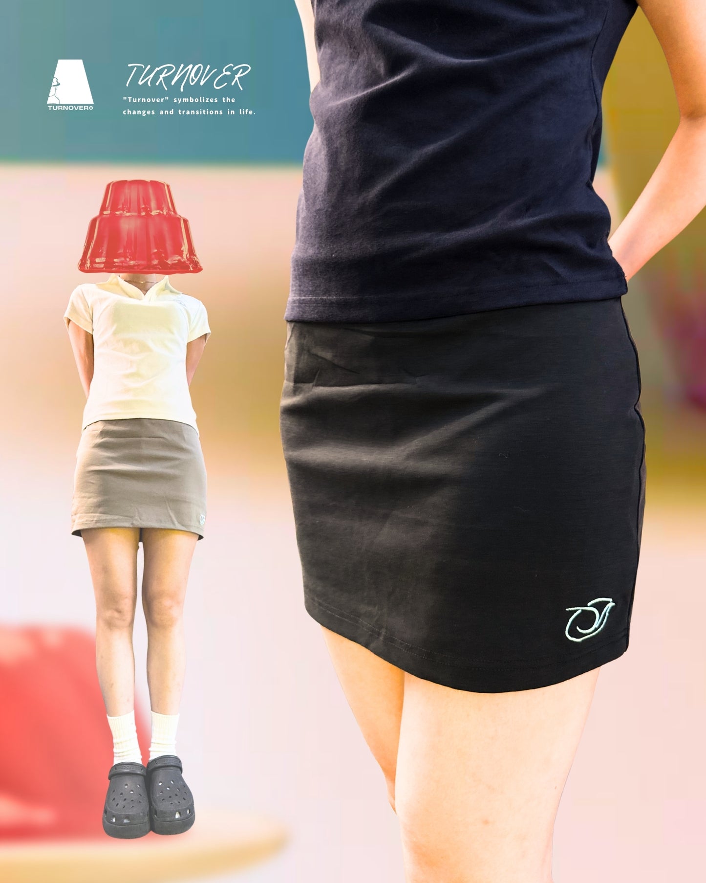 TURNOVER 2025S 1995°F Straight Skirt“25SS-WS1 1995華氏度直筒裙 ”