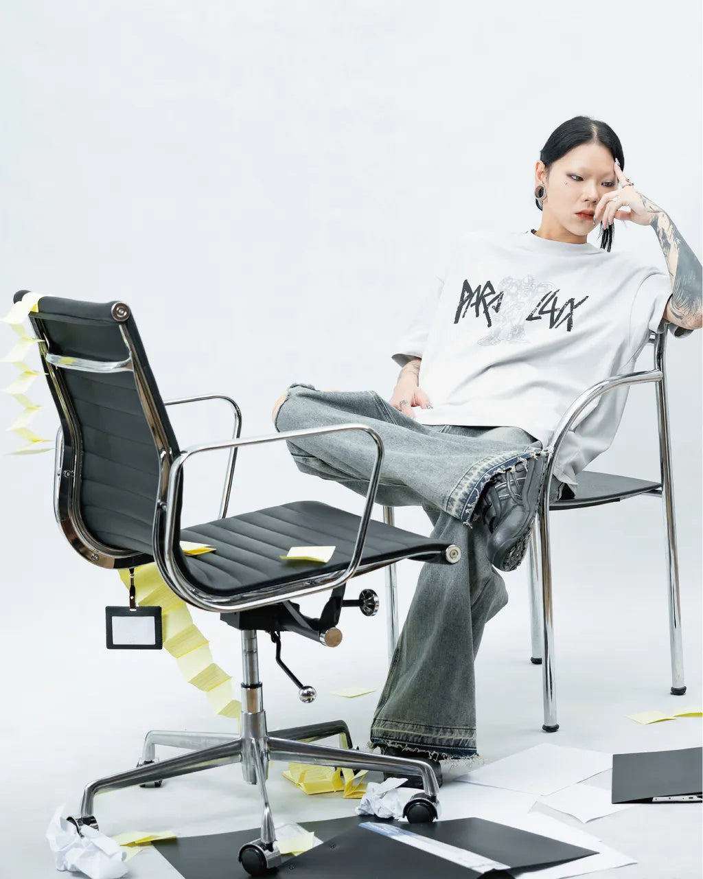 PARALLAX 24 S/S “Doodle robot” Tee