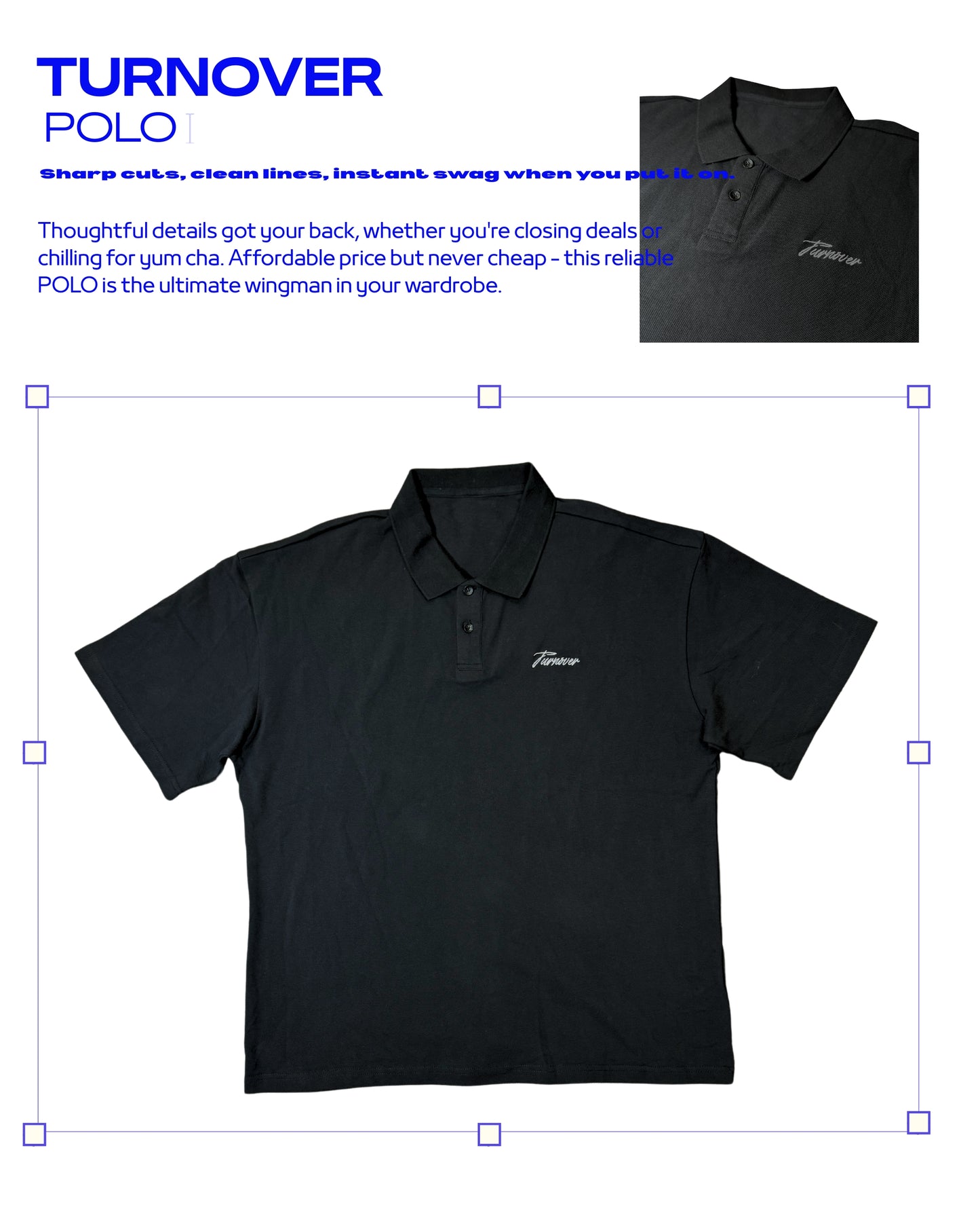 TURNOVER 2025SS “POLO Shirt " “25SSP1 POLO恤”