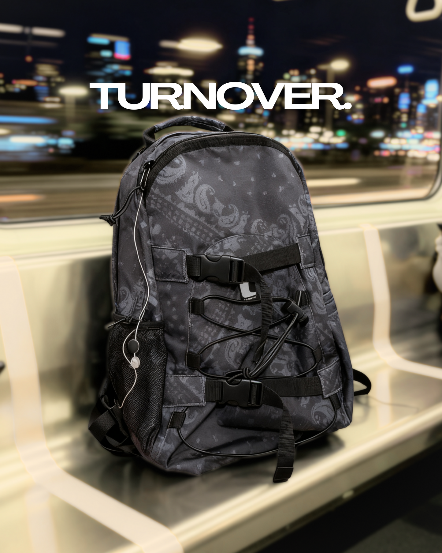 TURNOVER 2026AW Paisley Ranger “26AW-AS3 腰果書包” 黑色