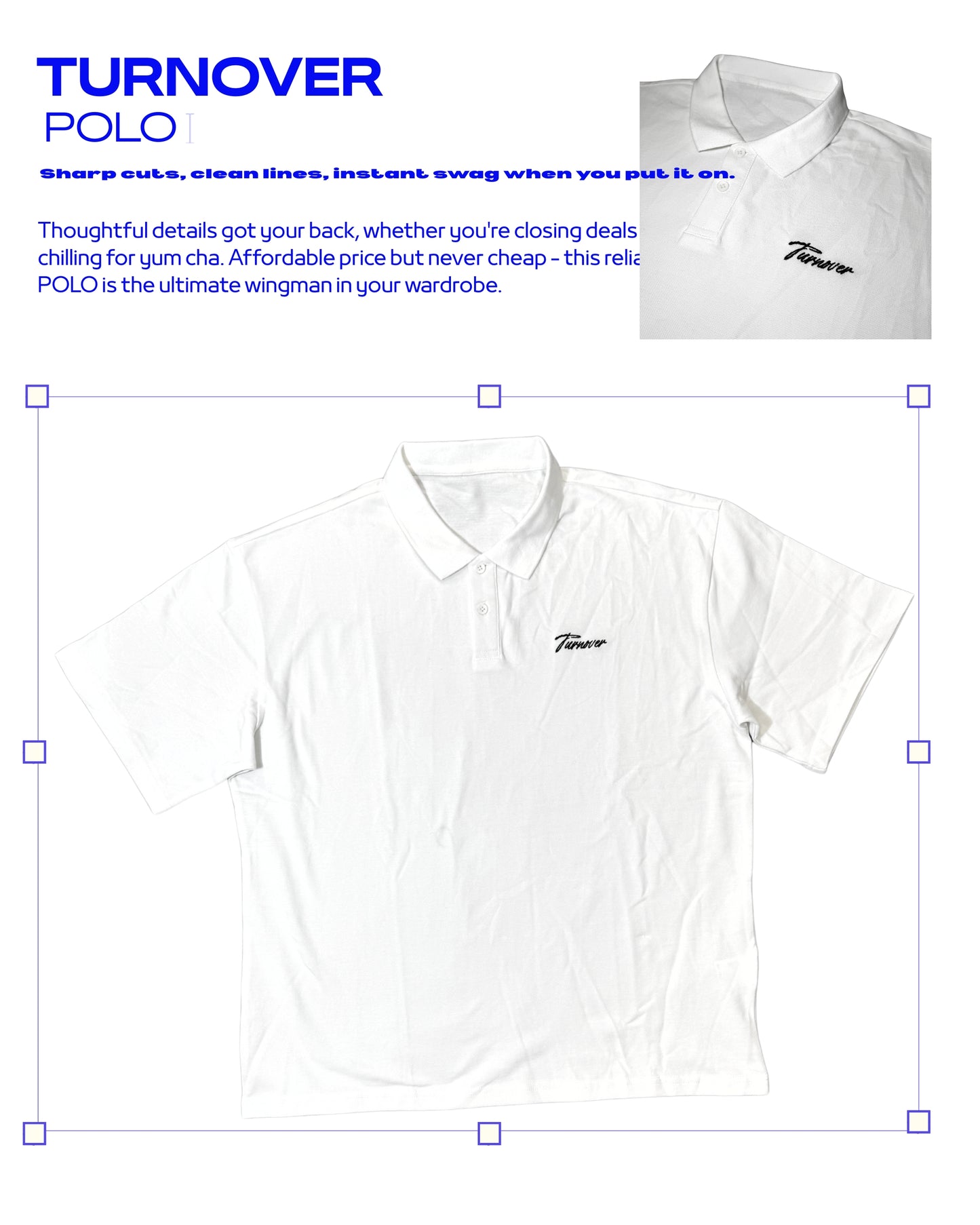 TURNOVER 2025SS “POLO Shirt " “25SSP1 POLO恤”