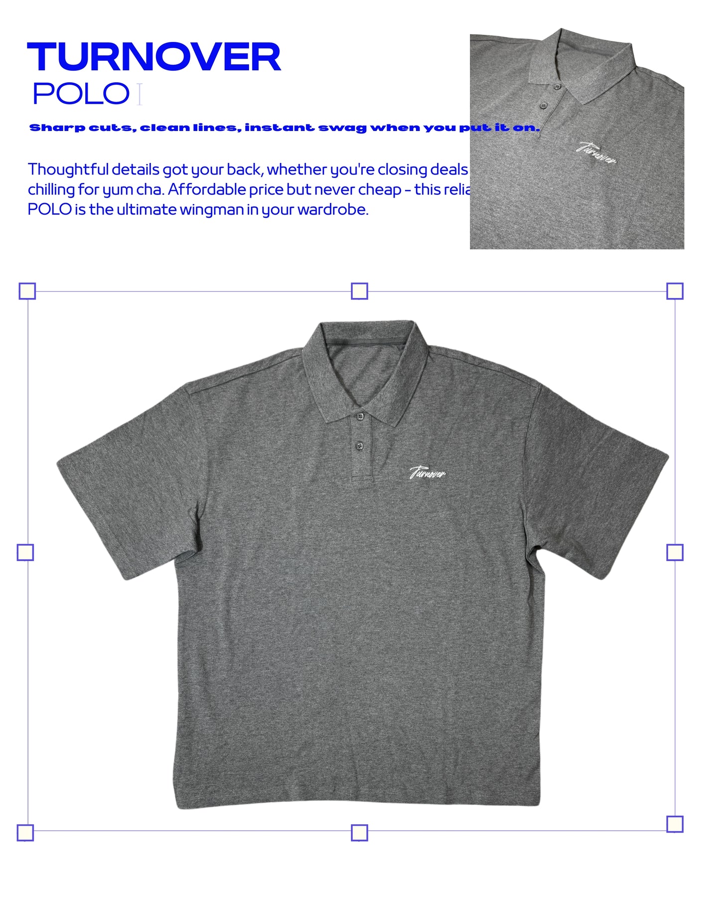 TURNOVER 2025SS “POLO Shirt " “25SSP1 POLO恤”