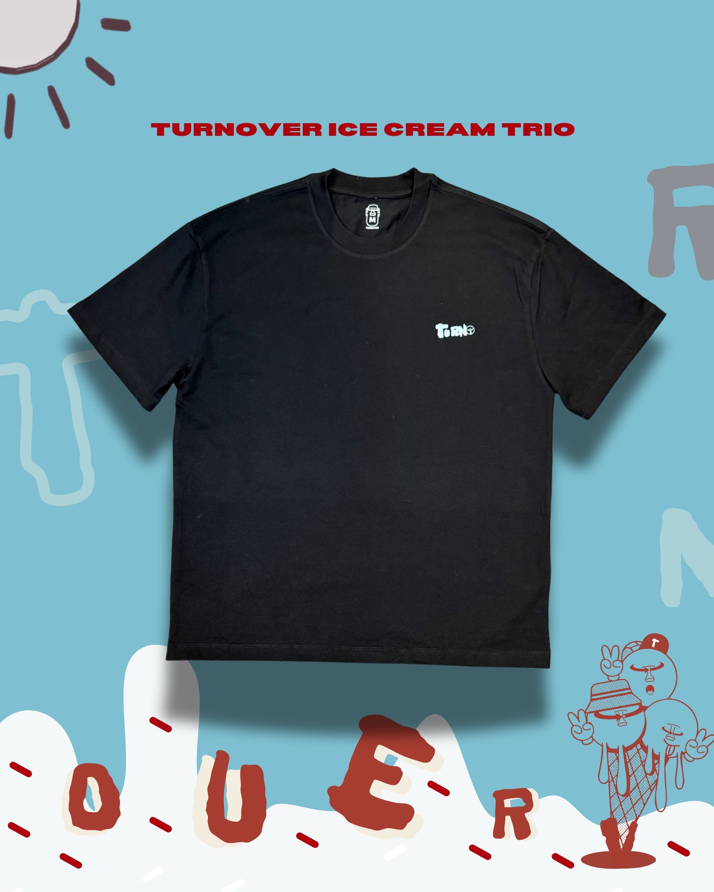 TURNOVER 25SS ICE CREAM TRIO
“25SST3 冰淇淋三重奏TEE”