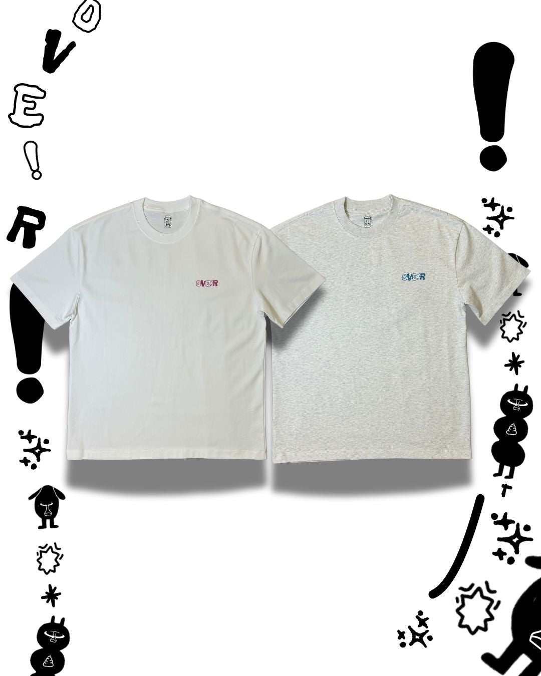 TURNOVER 2025SS “Doodle Tee "
“25SST12 小塗鴉TEE”