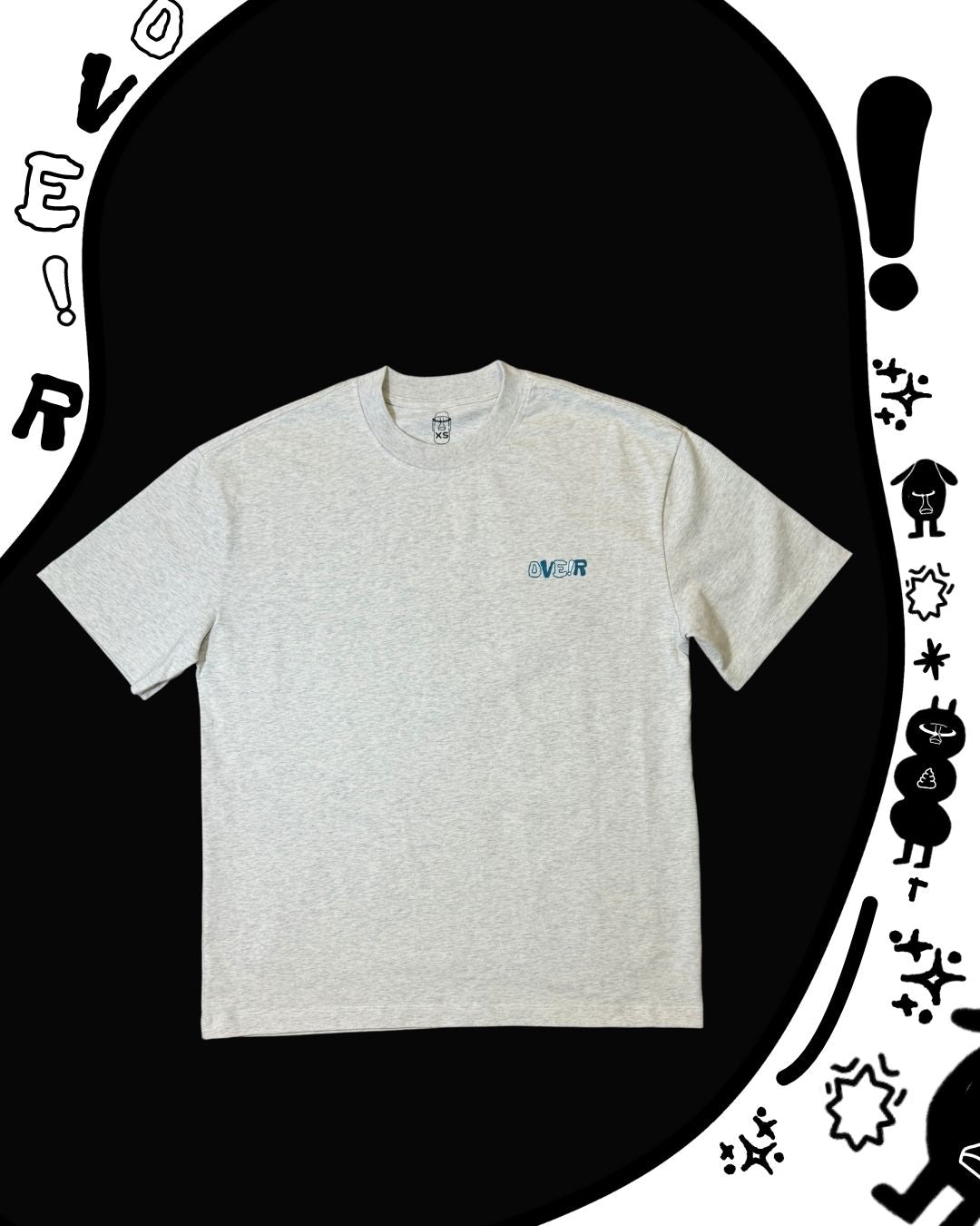 TURNOVER 2025SS “Doodle Tee "
“25SST12 小塗鴉TEE”