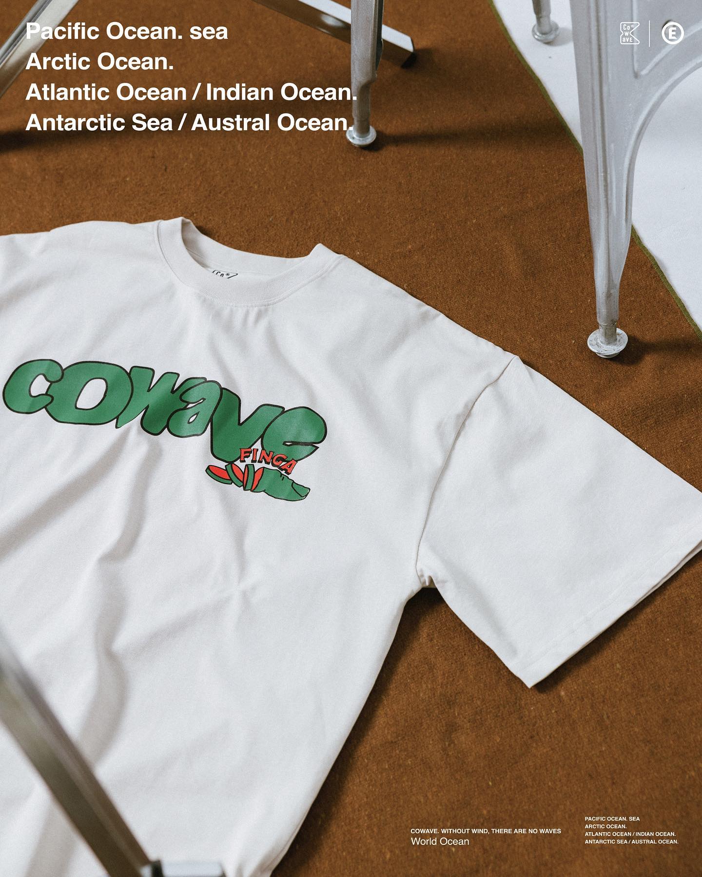 Cowave 2023-24 Fall & Winter Finger LOGO tee