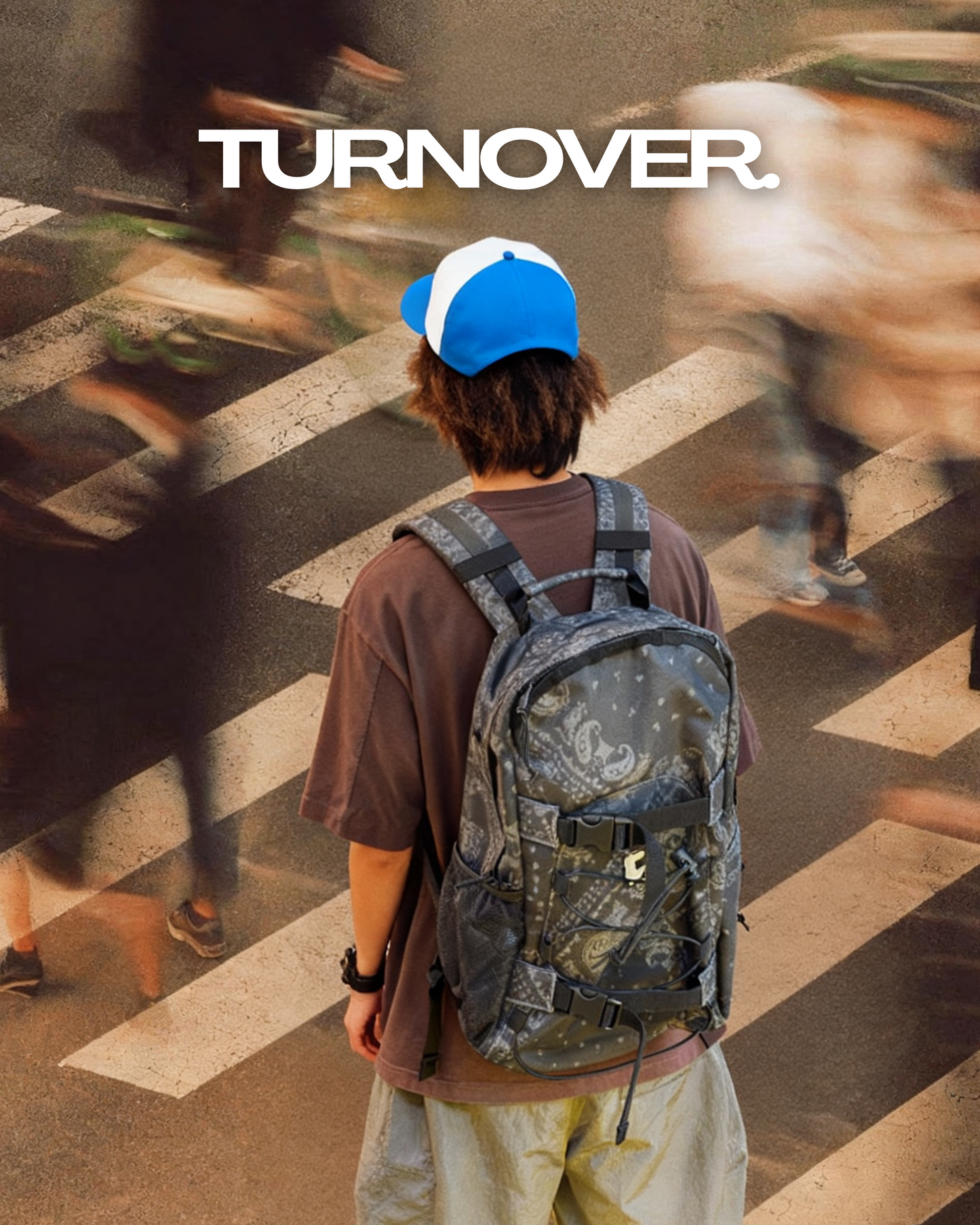TURNOVER 2026AW Paisley Ranger “26AW-AS3 腰果書包” 黑色