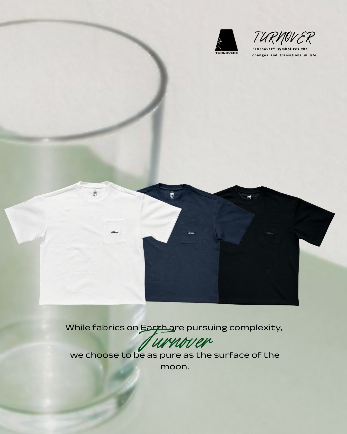 TURNOVER 2025SS Cosmic Cotton Tee
“25SST25 太空棉TEE”