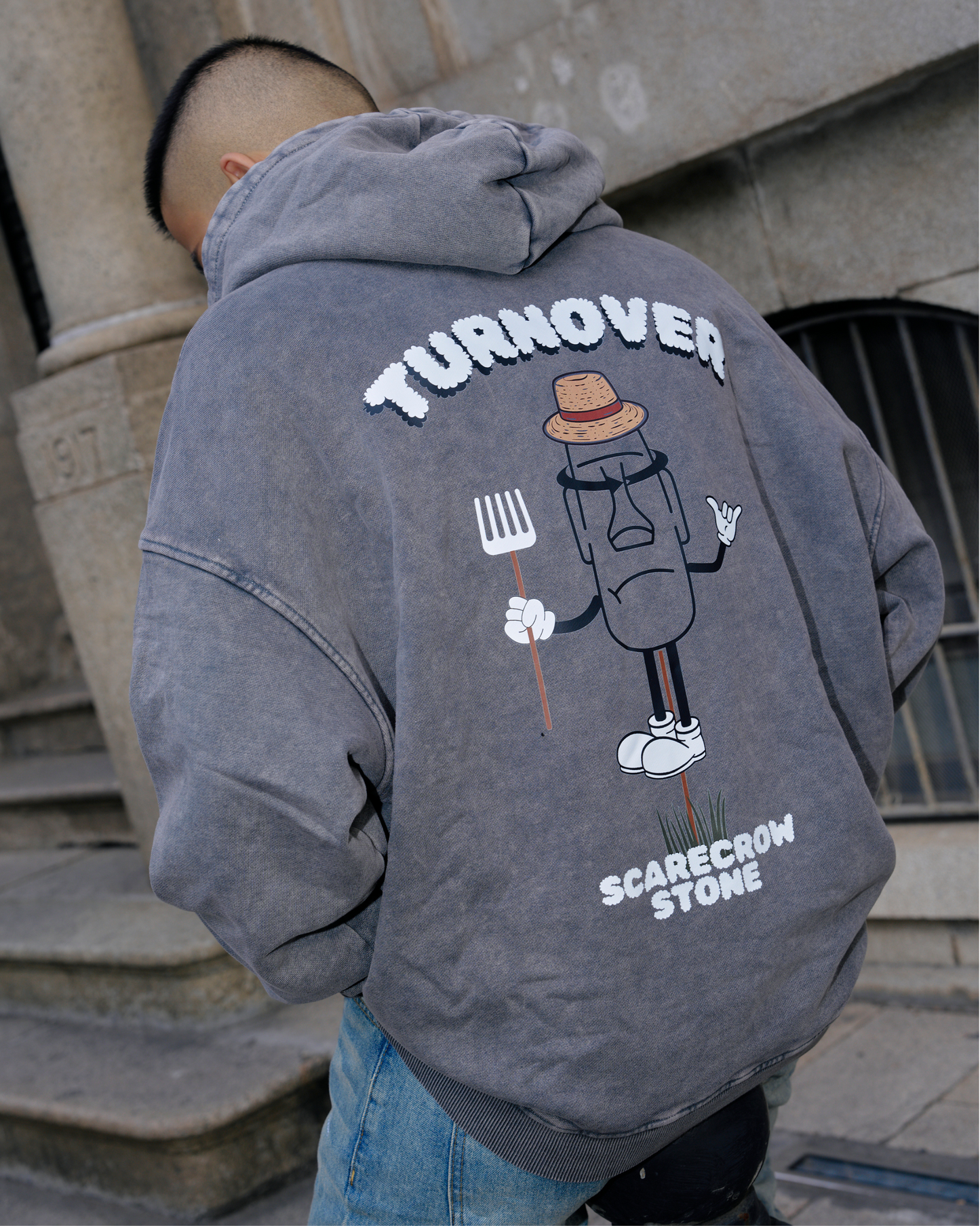 Turnover Scarecrow Stone Hoodie