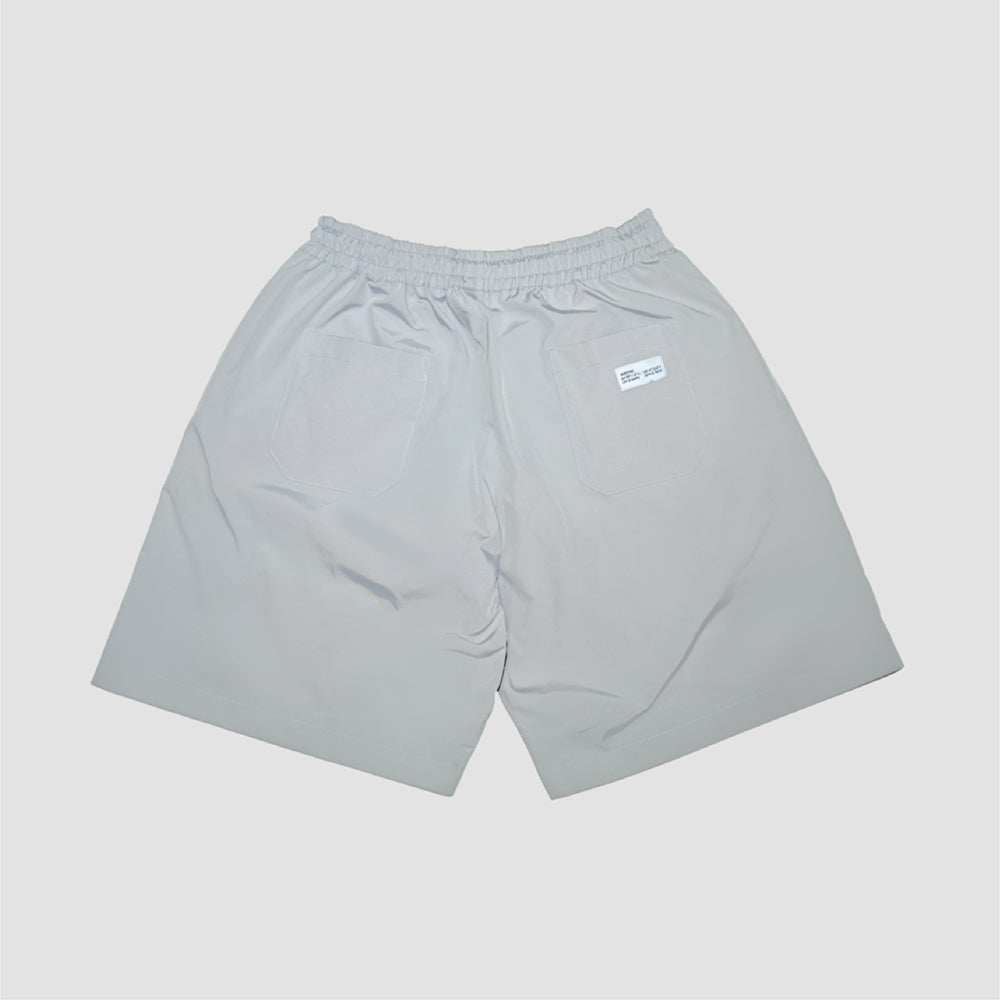 【QUEST】HIDDEN POCKET SHORTS - 淺灰