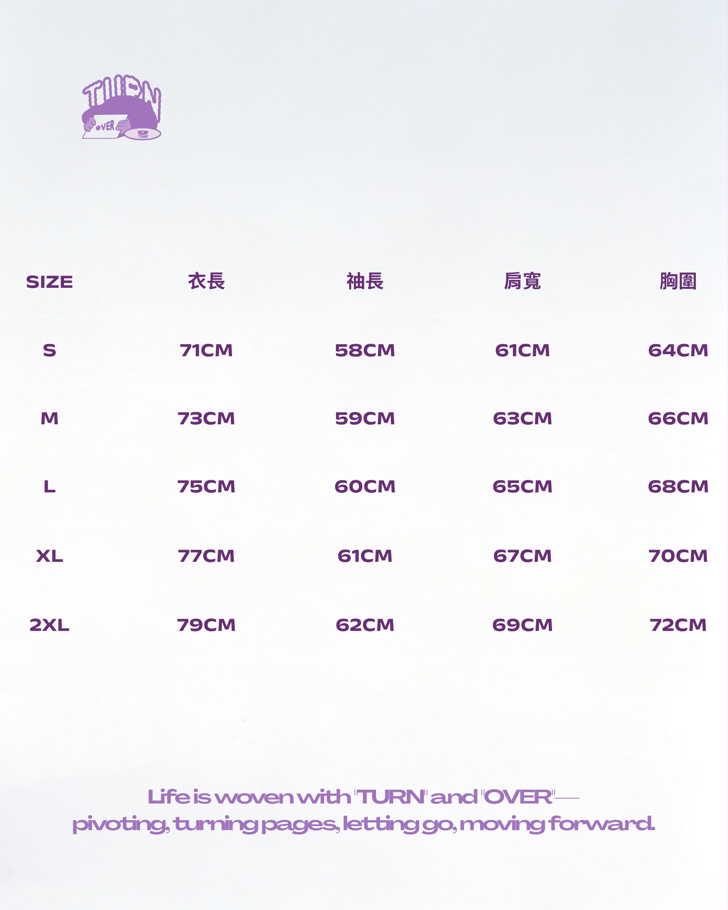 TURNOVER 2026AW Sign Holder's Manifesto “26AW-LH5 舉牌宣言”