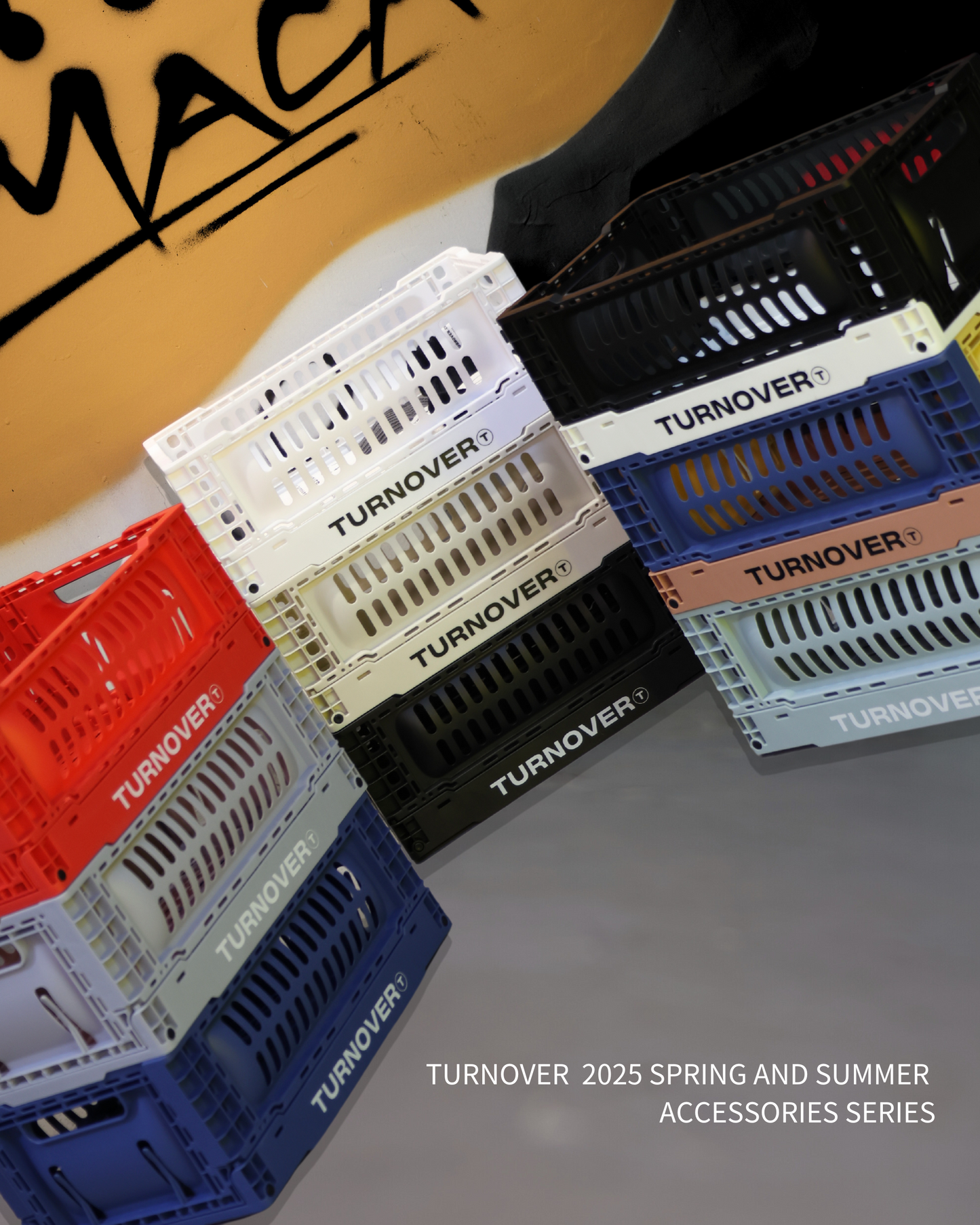 TURNOVER COLLAPSIBLE STORAGE CRATE 可折疊收納籃 A2506
