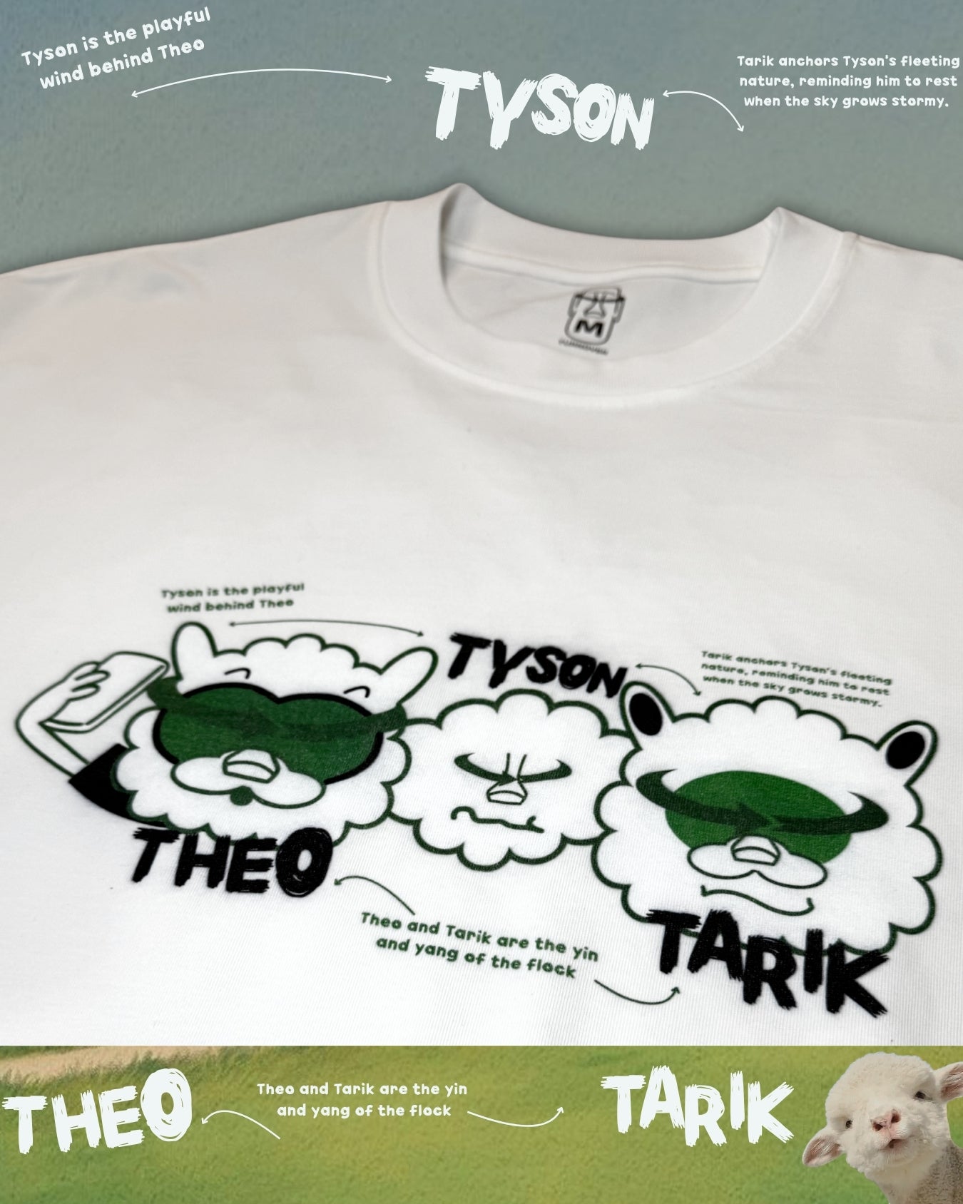 TURNOVER 2025SS “The Tale of Three Tee "
“25SST20 三友記TEE”