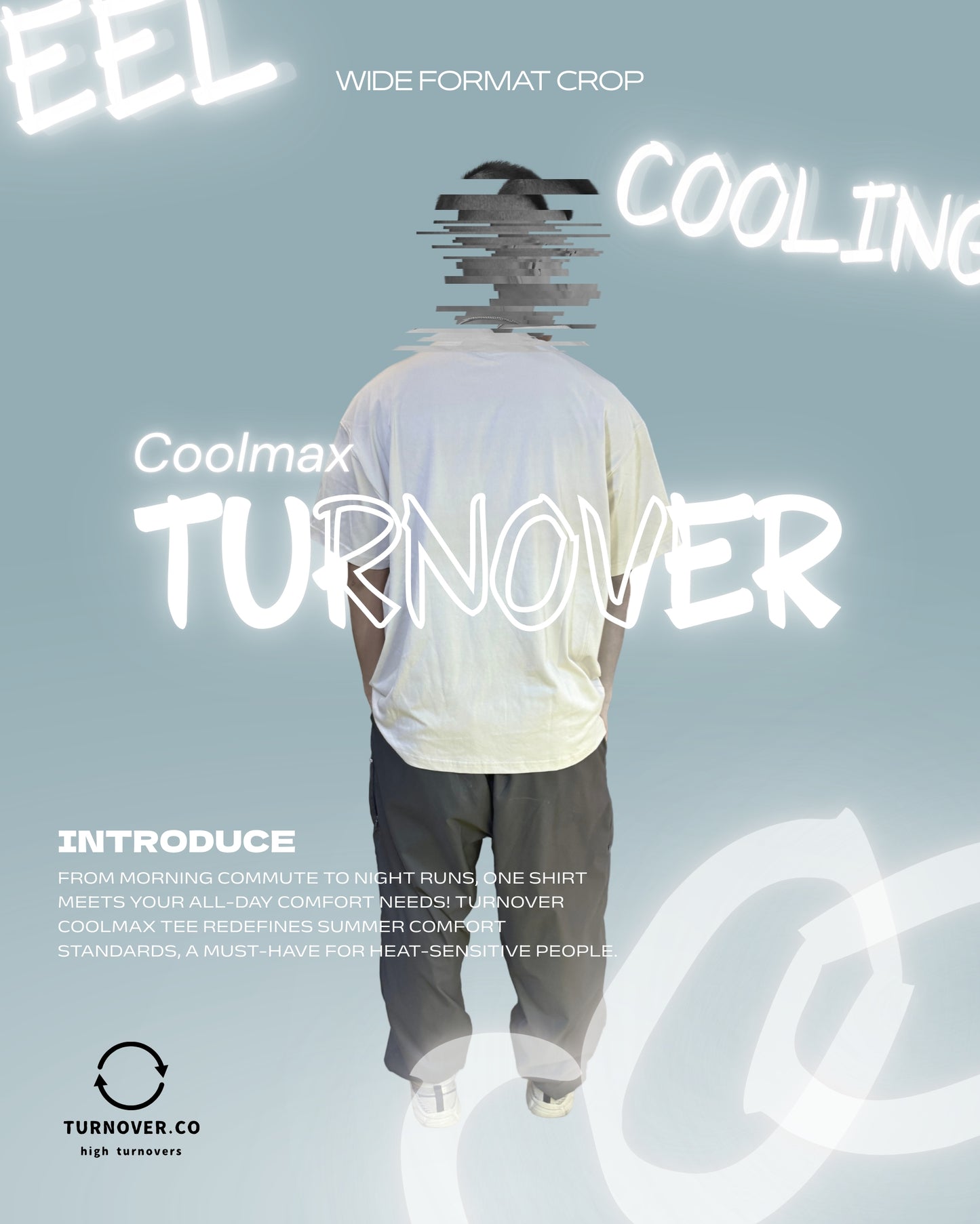 TURNOVER 2025SS “Coolmax Tee " “25SST4 ”涼感TEE”