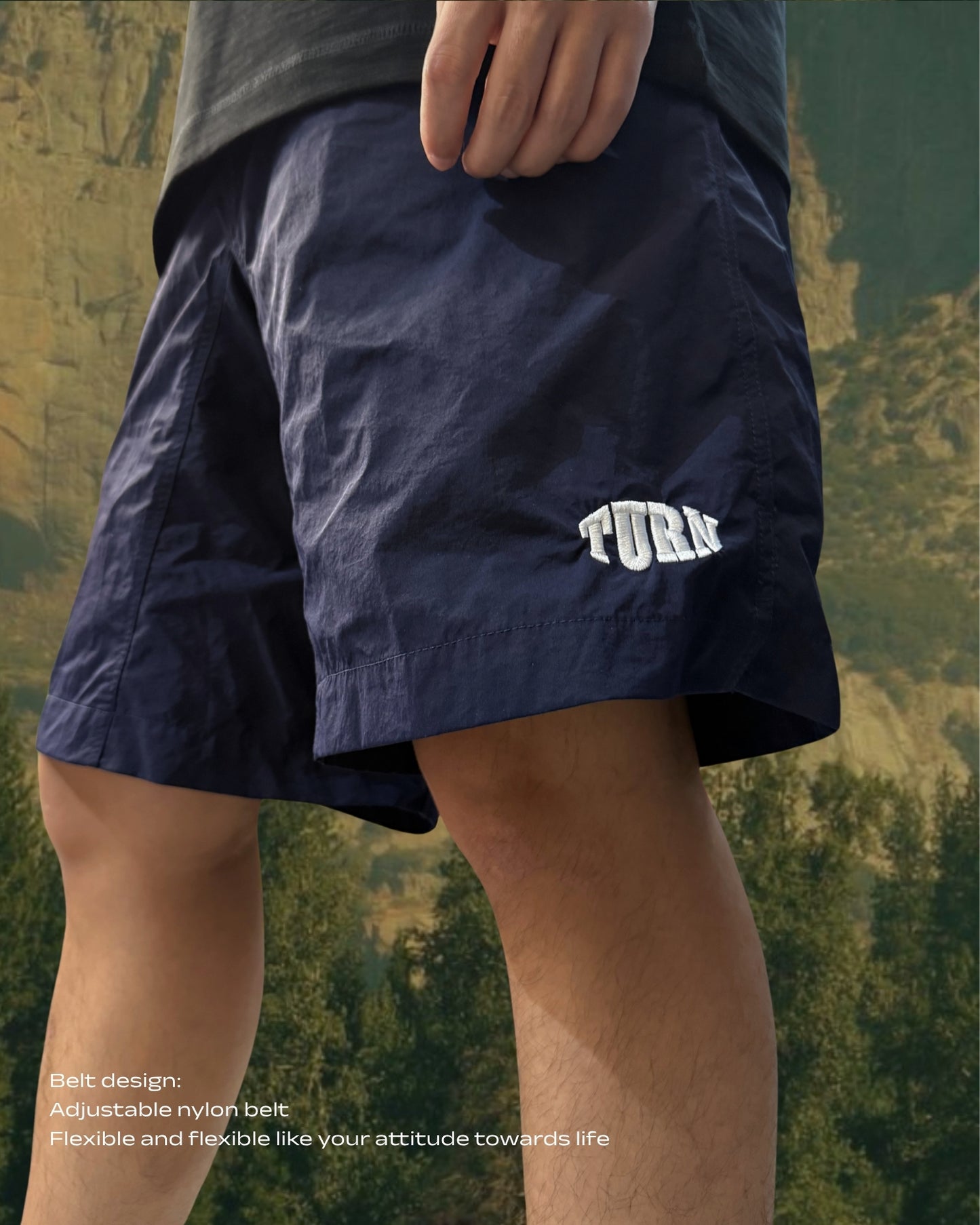 TURNOVER 2025SS Tactical Belt Shorts“25SS-S7 腰帶短褲”