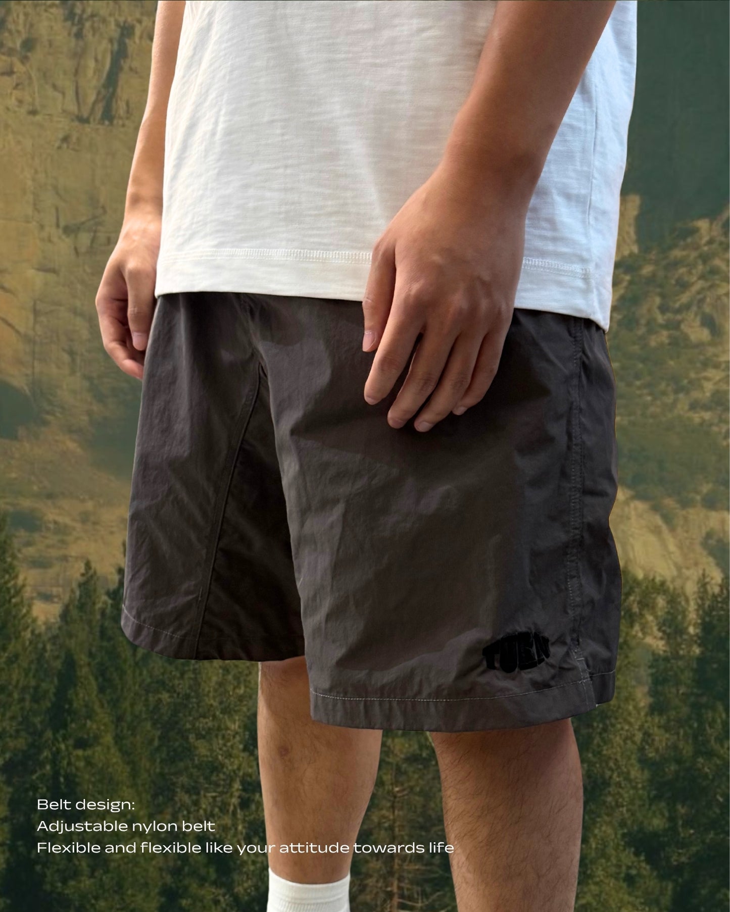TURNOVER 2025SS Tactical Belt Shorts“25SS-S7 腰帶短褲”