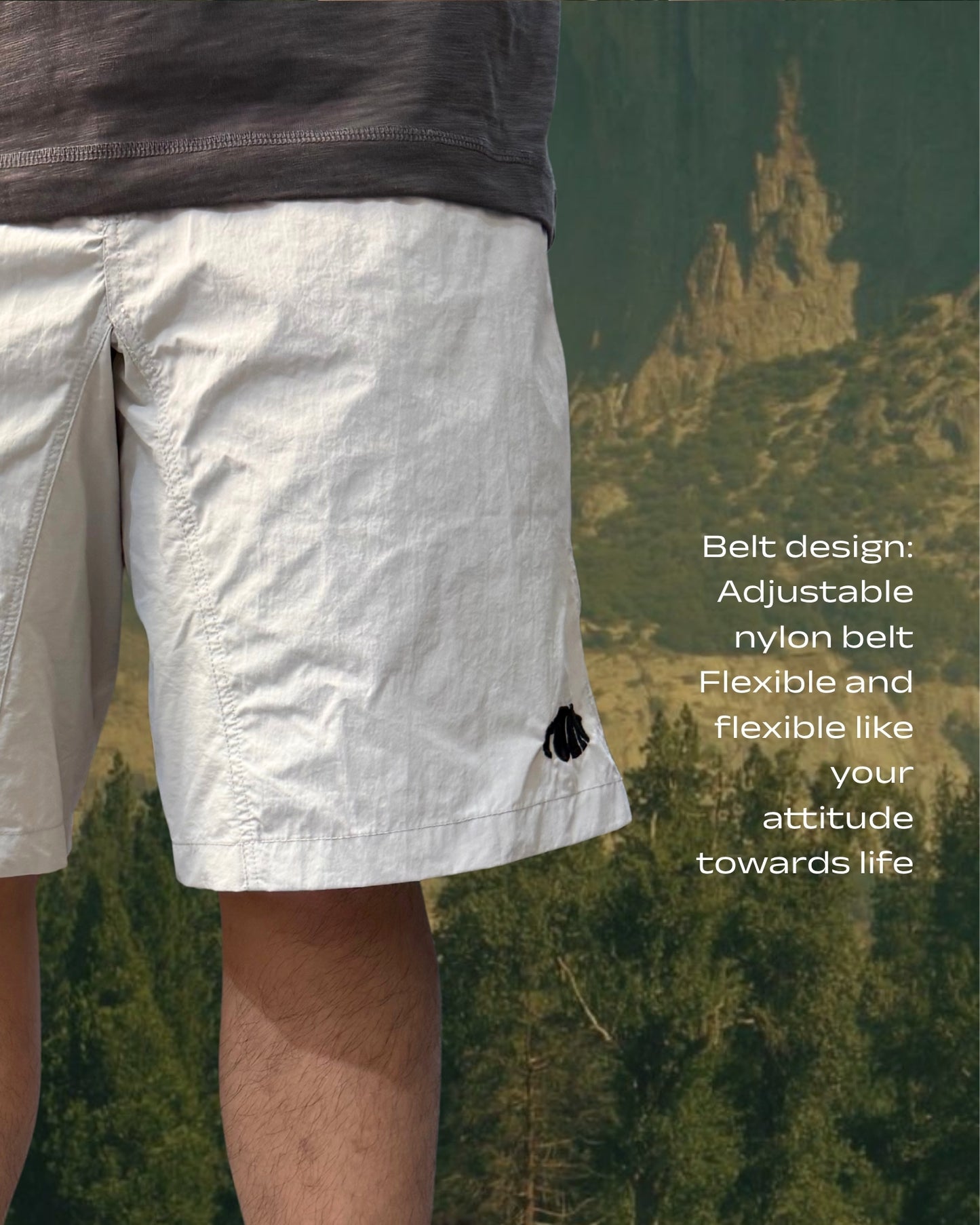 TURNOVER 2025SS Tactical Belt Shorts“25SS-S7 腰帶短褲”