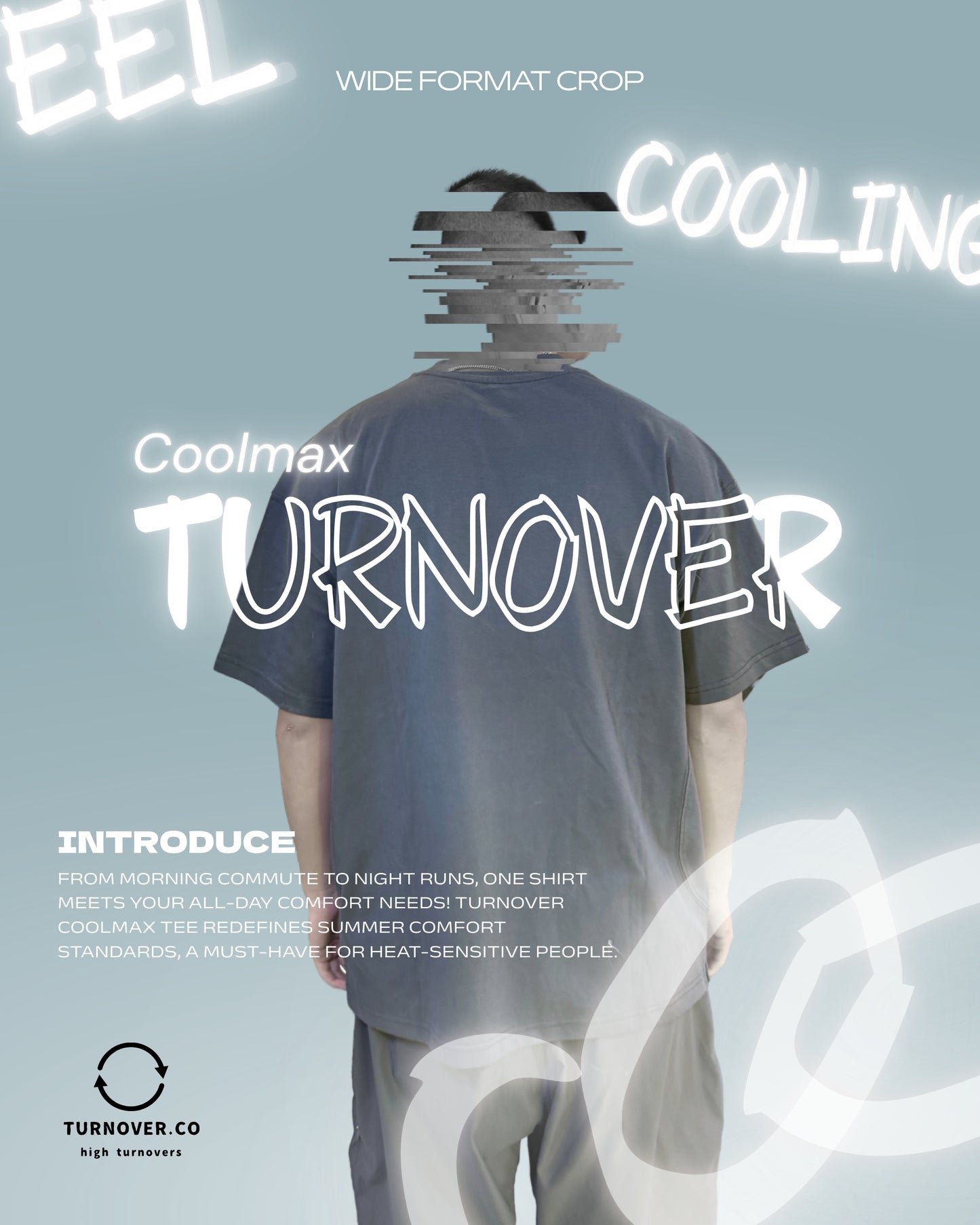 TURNOVER 2025SS “Coolmax Tee " “25SST4 ”涼感TEE”