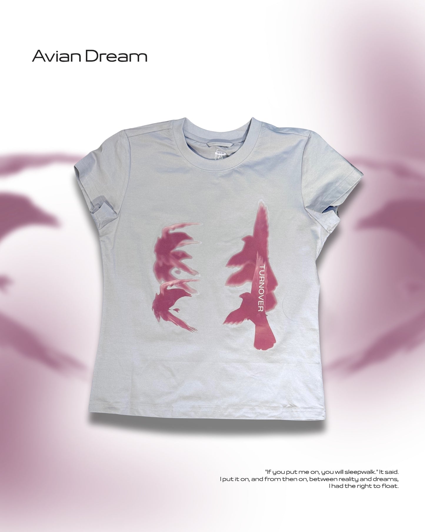 TURNOVER 2025SS Avian Dream Tee
“25SSWT20 虛鳥誌TEE”