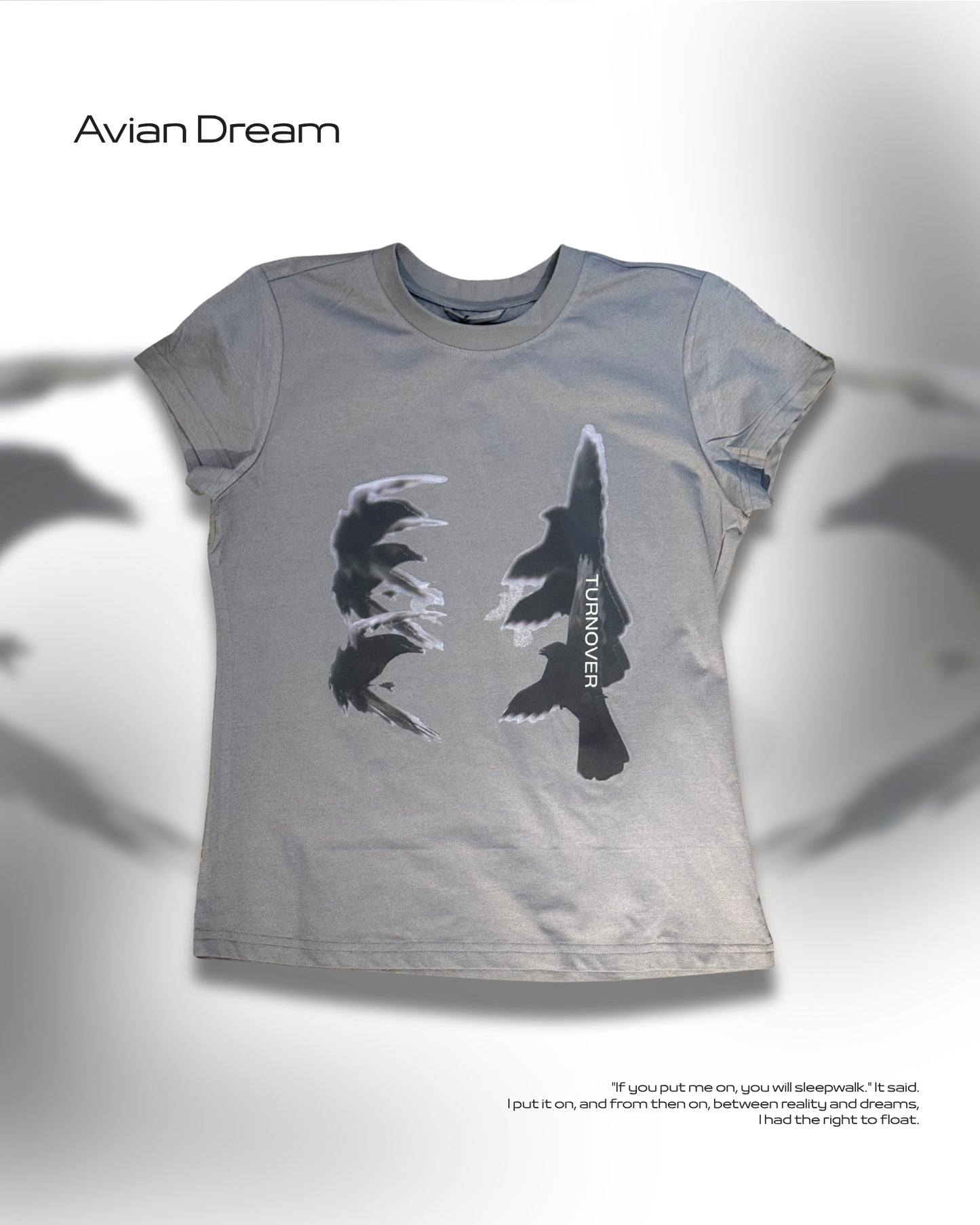 TURNOVER 2025SS Avian Dream Tee
“25SSWT20 虛鳥誌TEE”