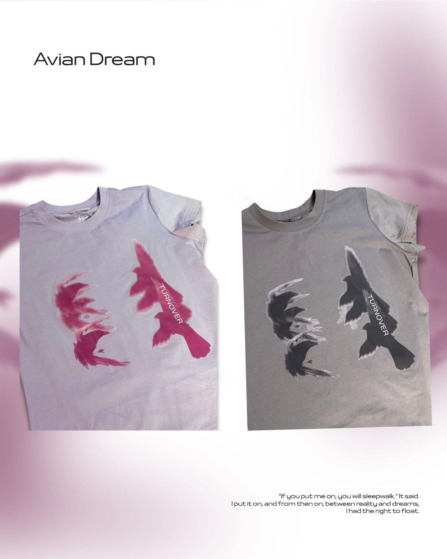 TURNOVER 2025SS Avian Dream Tee
“25SSWT20 虛鳥誌TEE”
