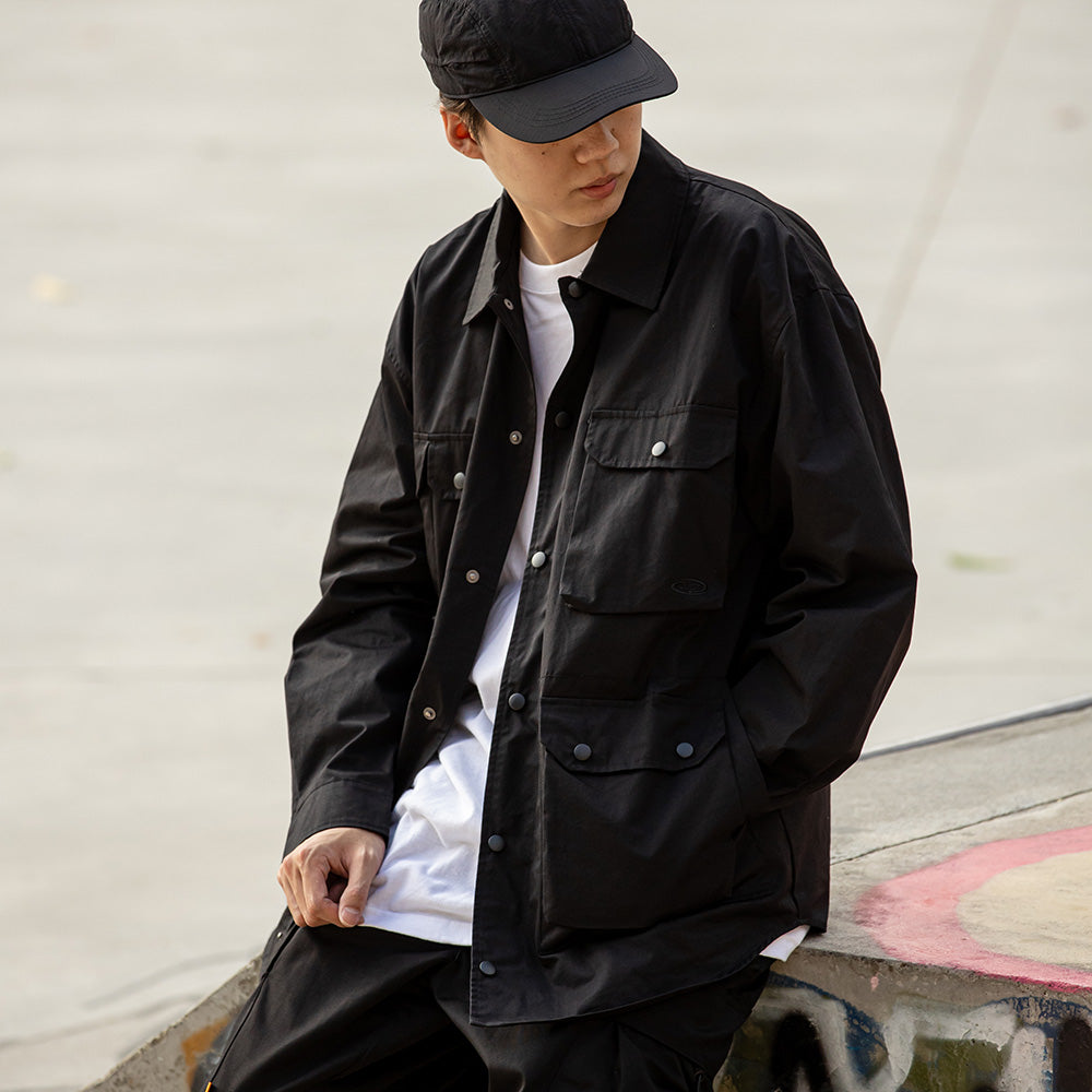 【QUEST】POCKET LS SHIRT - 多口袋襯衫