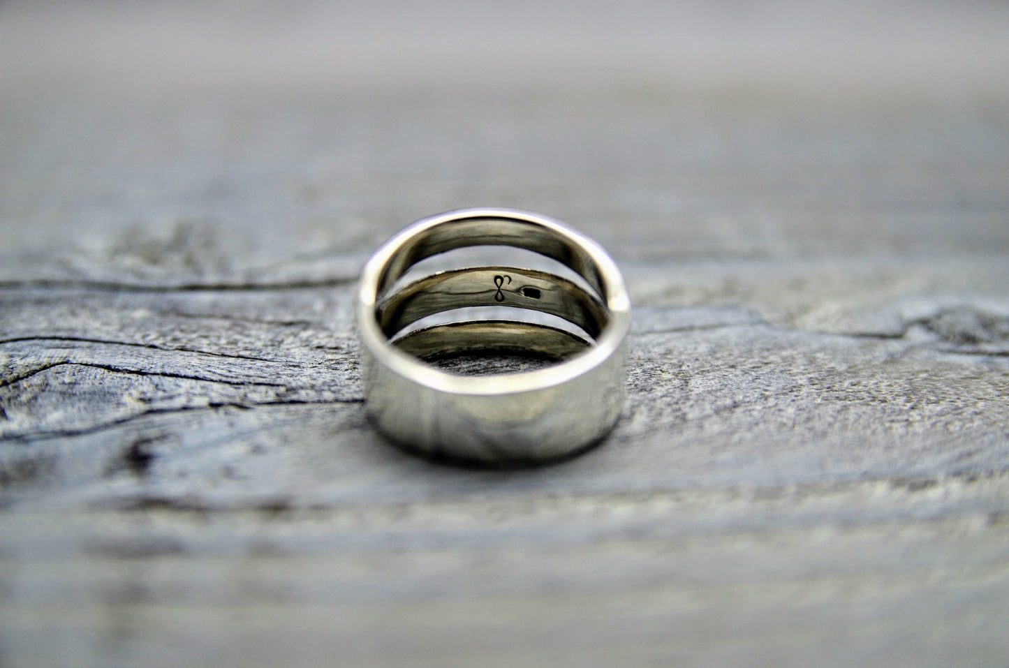 R-008 Wakan Silver Smith Triple Division Ring 三重界戒