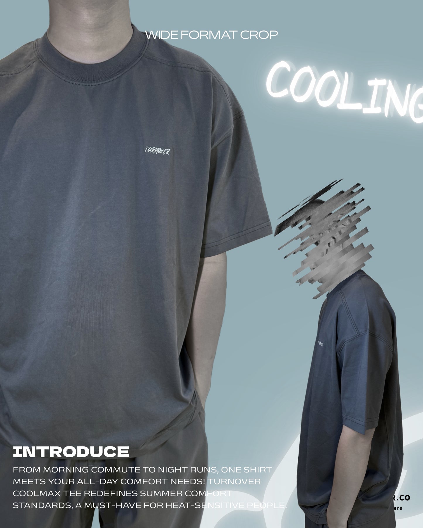 TURNOVER 2025SS “Coolmax Tee " “25SST4 ”涼感TEE”