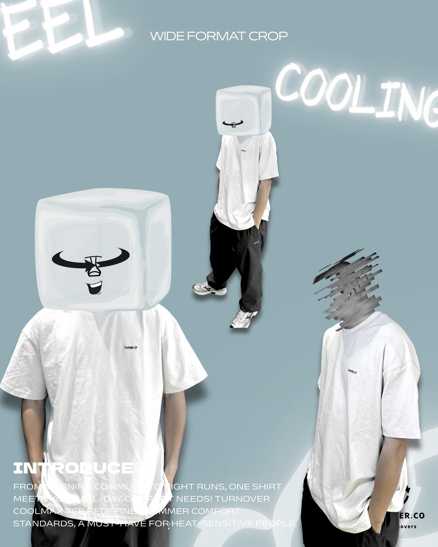 TURNOVER 2025SS “Coolmax Tee " “25SST4 ”涼感TEE”