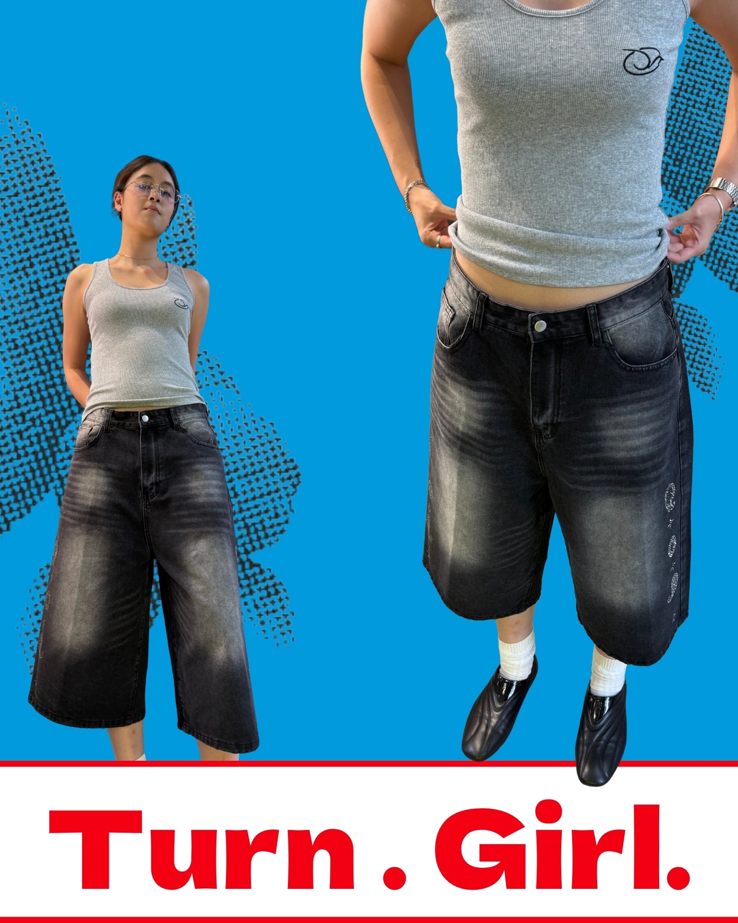 TURNOVER 2025SS VINTAGE Turn Girl TOP “25SSWV3 復古TG小背心”