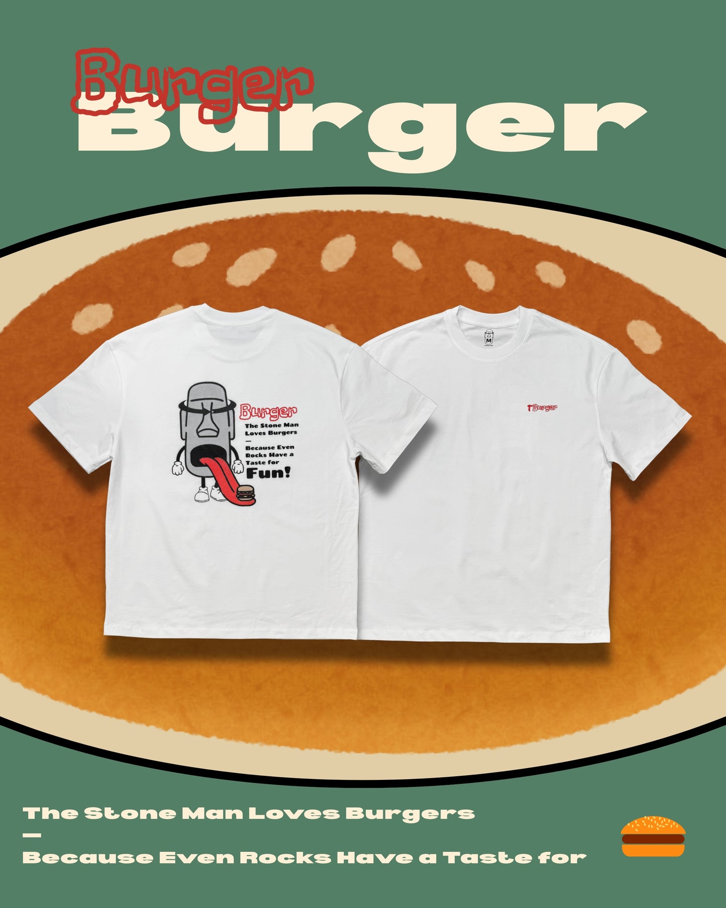TURNOVER 2025SS “Burger Tee "
“25SST7 漢堡TEE”