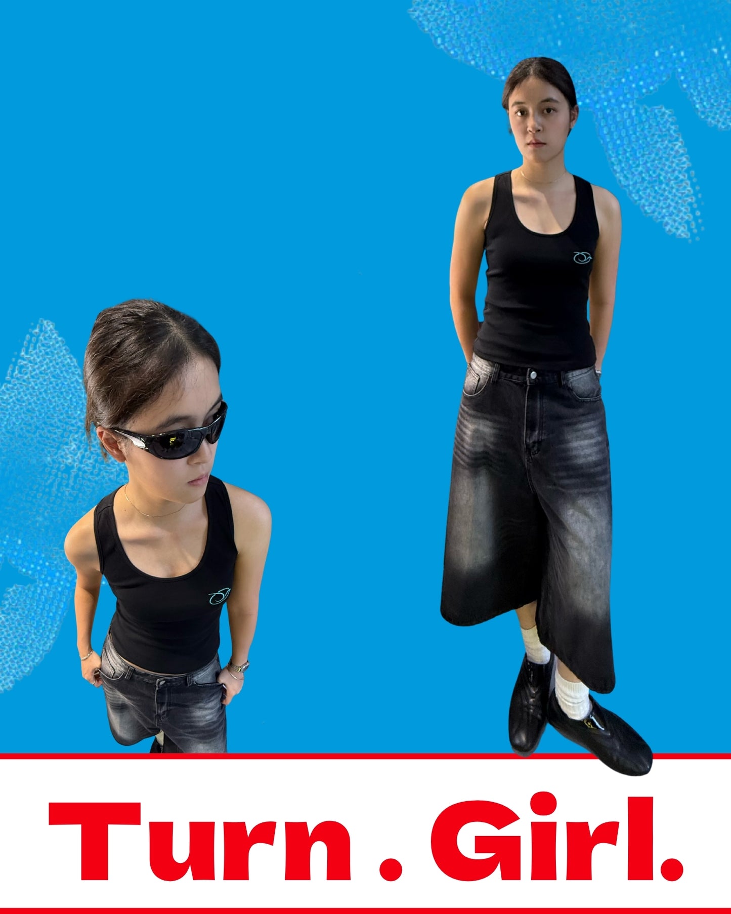TURNOVER 2025SS VINTAGE Turn Girl TOP “25SSWV3 復古TG小背心”