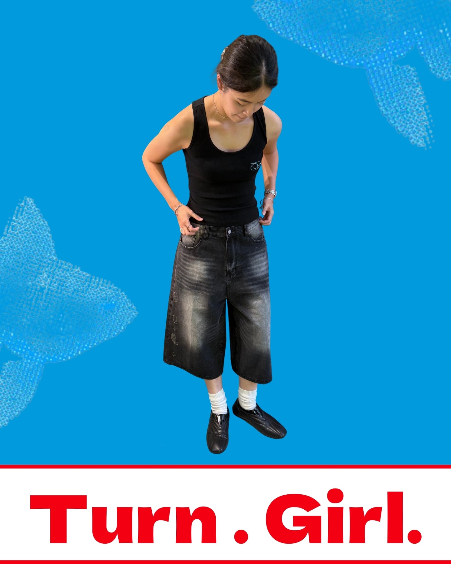 TURNOVER 2025SS VINTAGE Turn Girl TOP “25SSWV3 復古TG小背心”