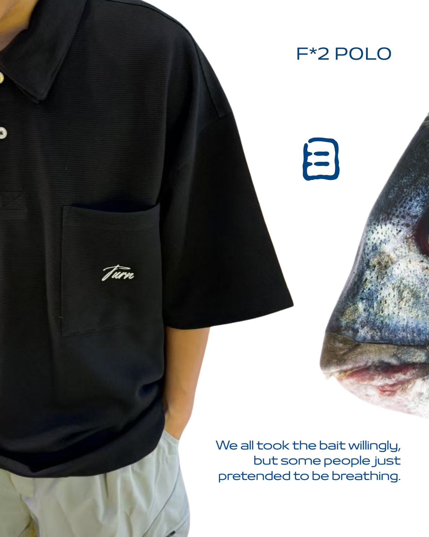 TURNOVER 2025SS F*2 POLO TEE “25SSPT1 目POLO”