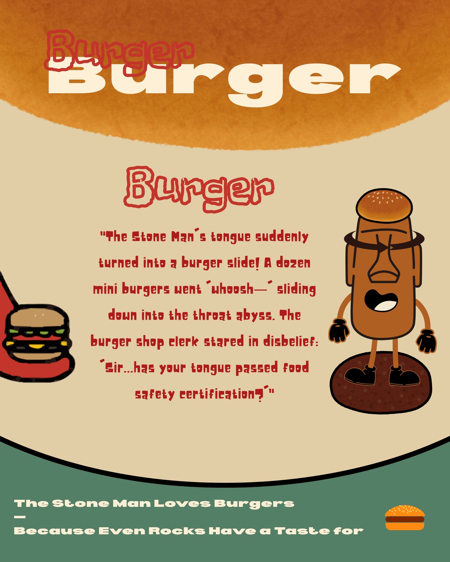 TURNOVER 2025SS “Burger Tee "
“25SST7 漢堡TEE”