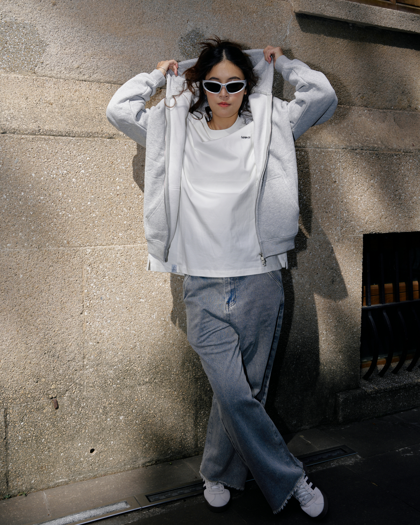 TURNOVER HOODED COTTON JACKET IN 3 COLORS