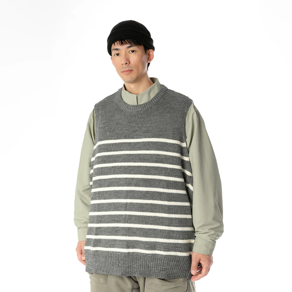 TMCAZ - Wool-blend Dropped Knit Vest