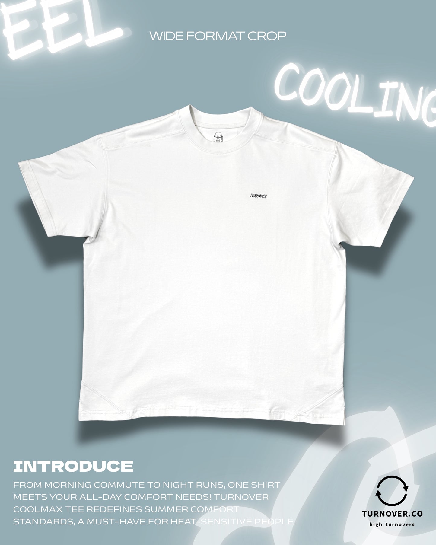 TURNOVER 2025SS “Coolmax Tee " “25SST4 ”涼感TEE”