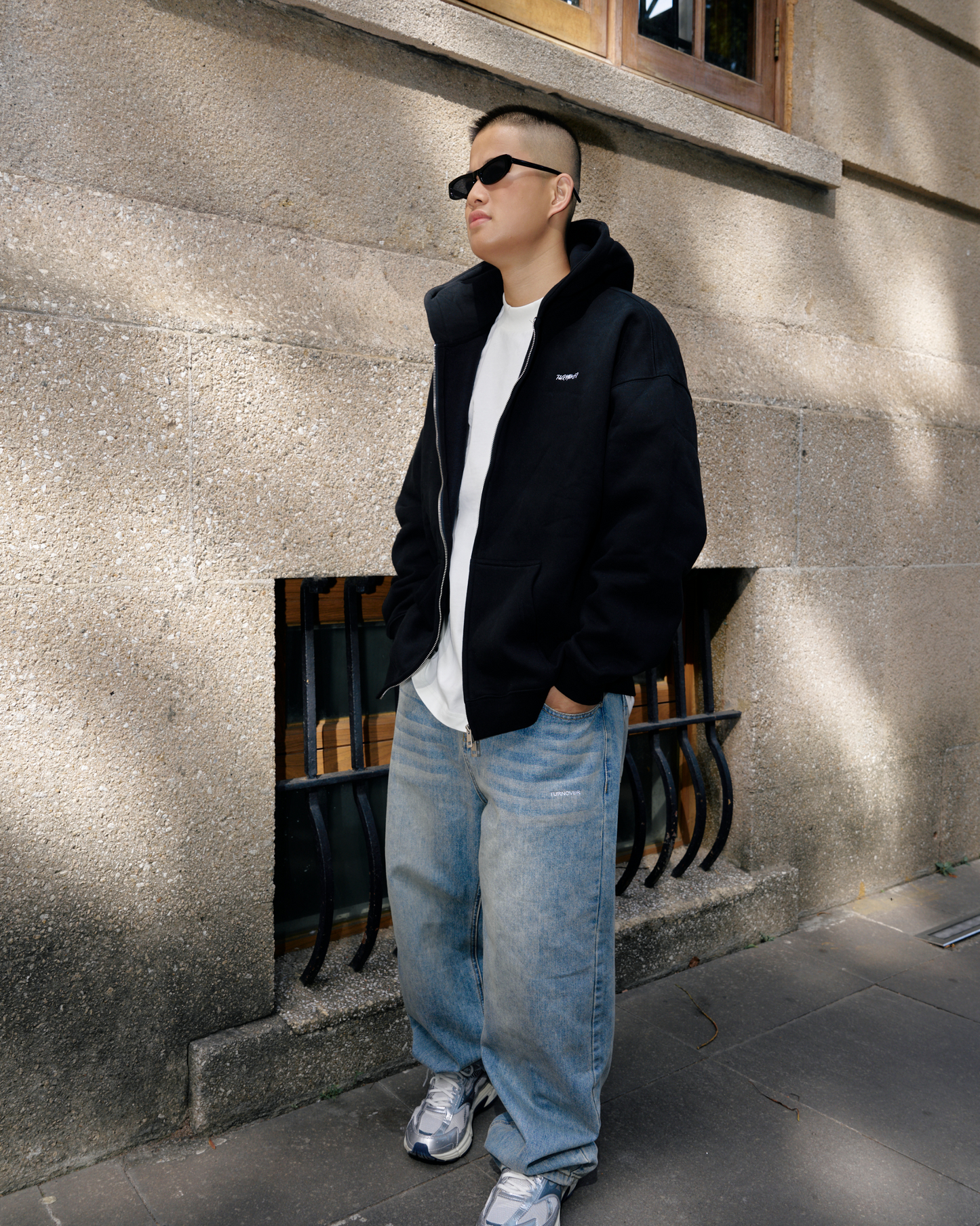 TURNOVER HOODED COTTON JACKET IN 3 COLORS