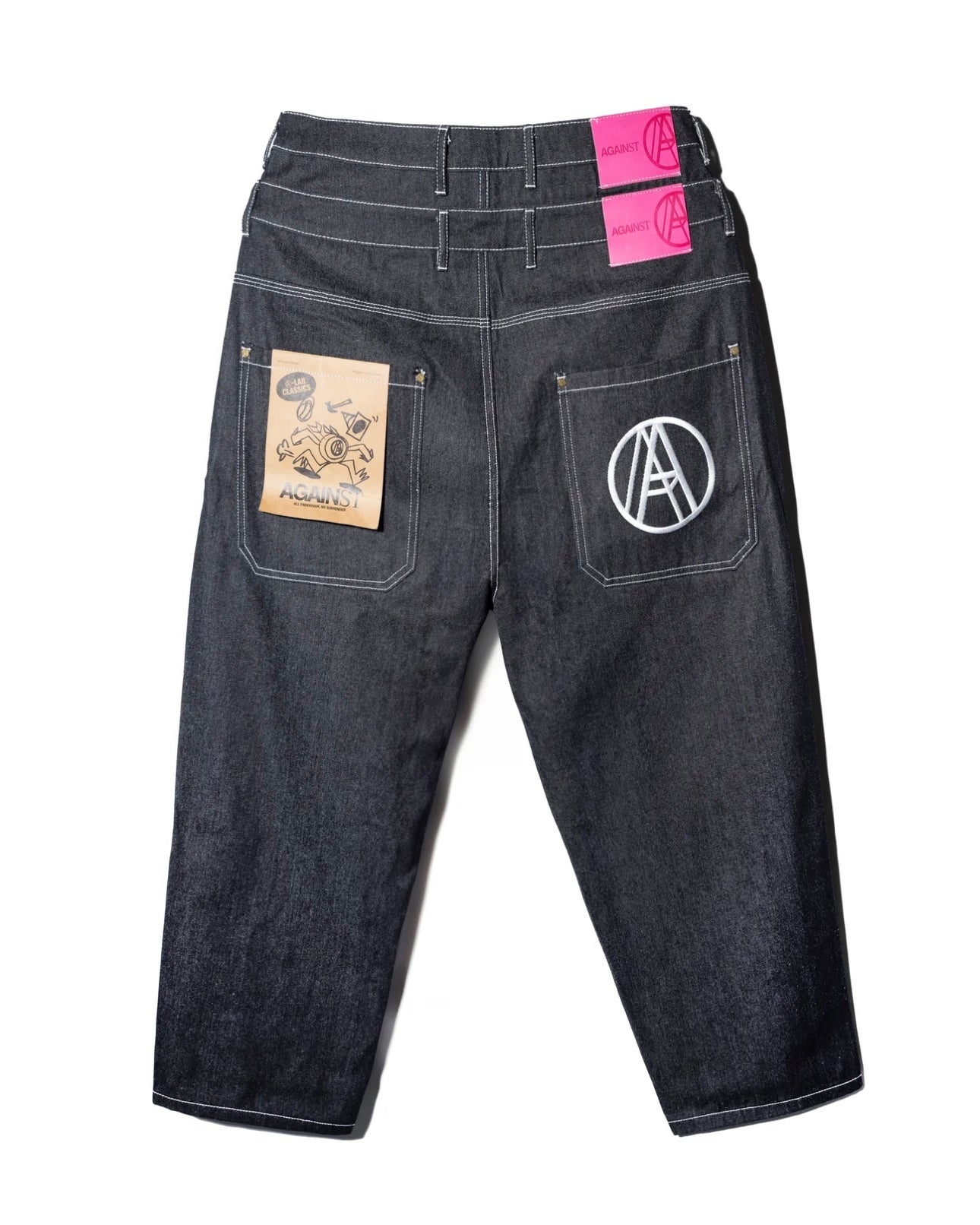 DOUBLE WAISTED JEANS