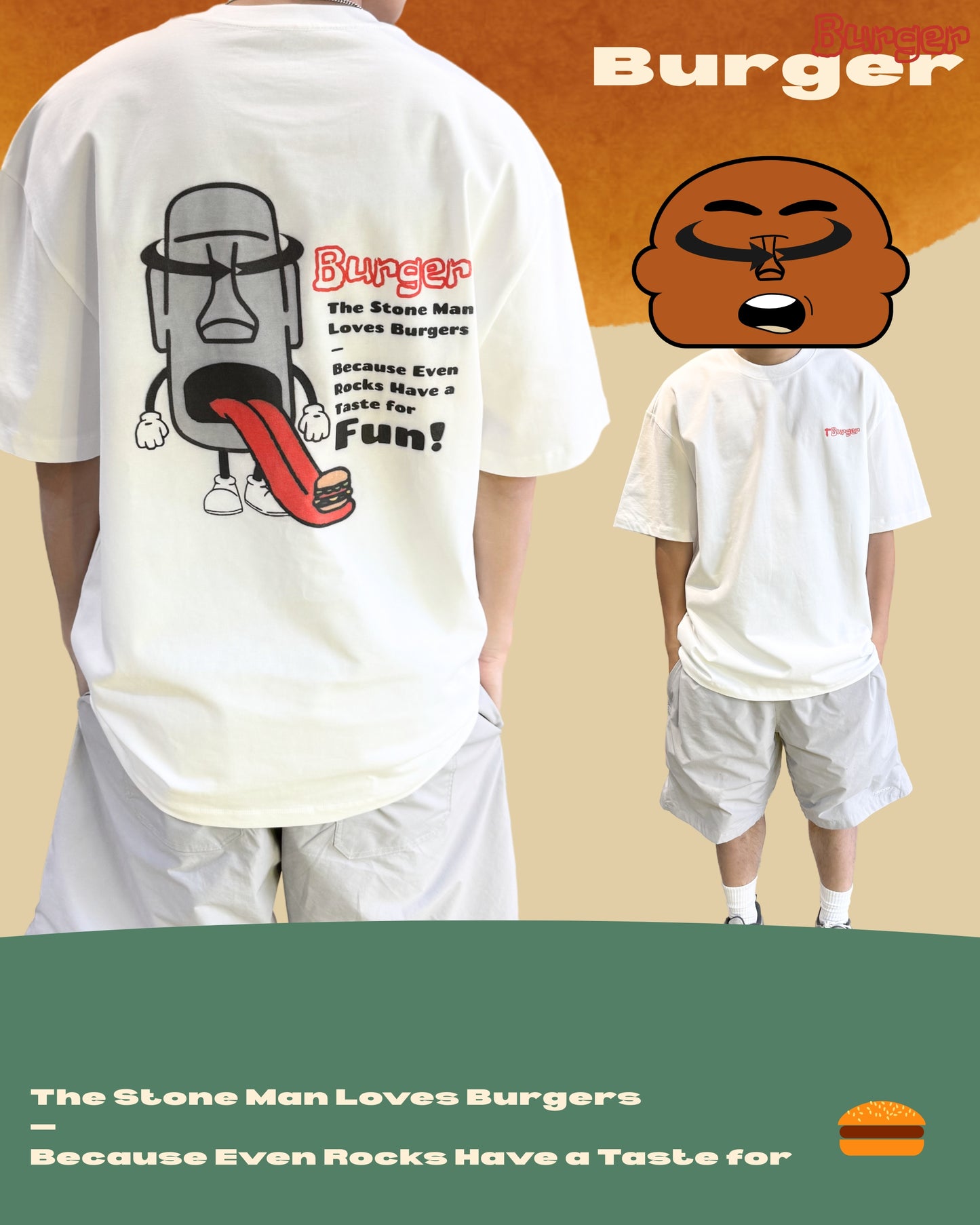 TURNOVER 2025SS “Burger Tee "
“25SST7 漢堡TEE”
