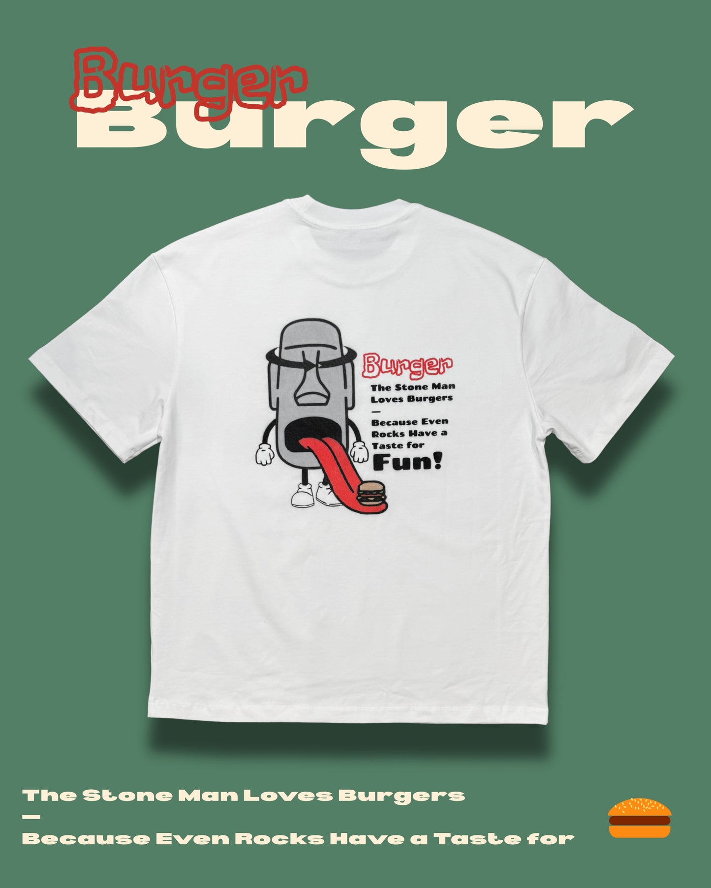 TURNOVER 2025SS “Burger Tee "
“25SST7 漢堡TEE”
