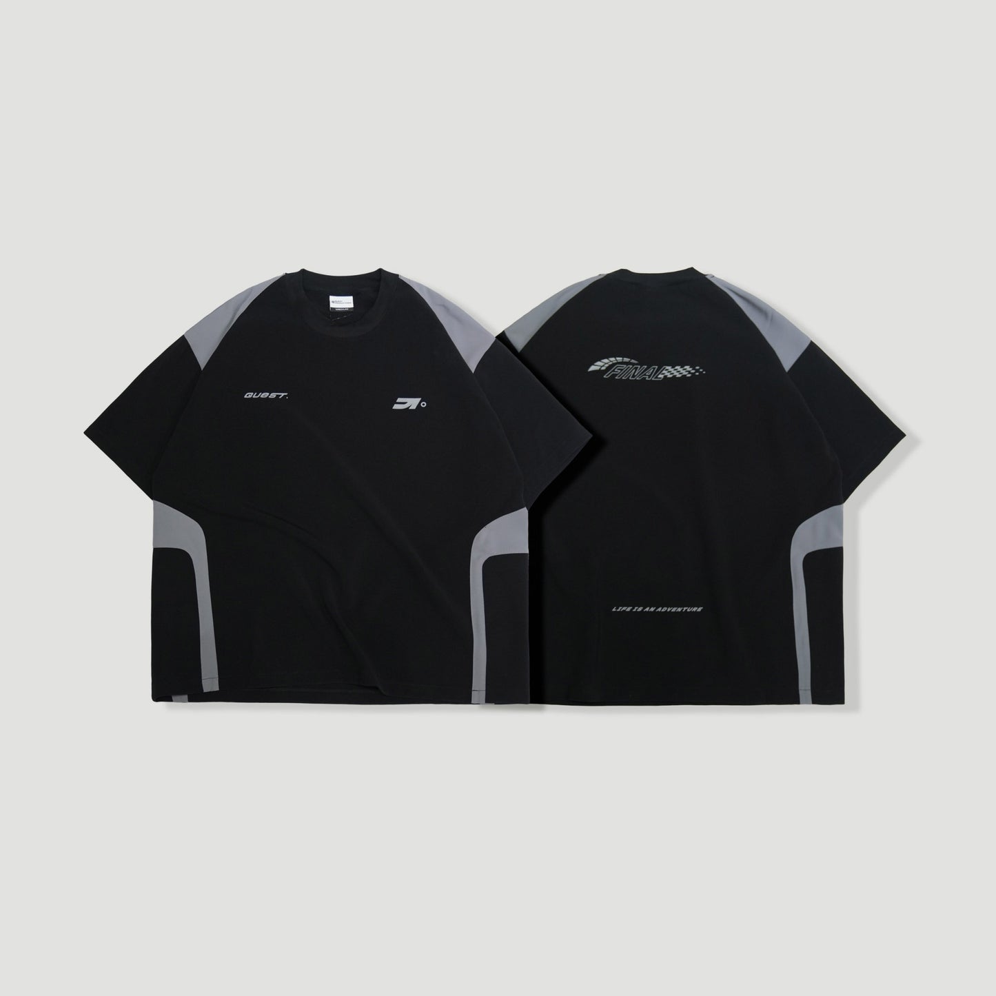 QUEST SPLICING JERSEY SHIRT 拼接機能重磅 上衣