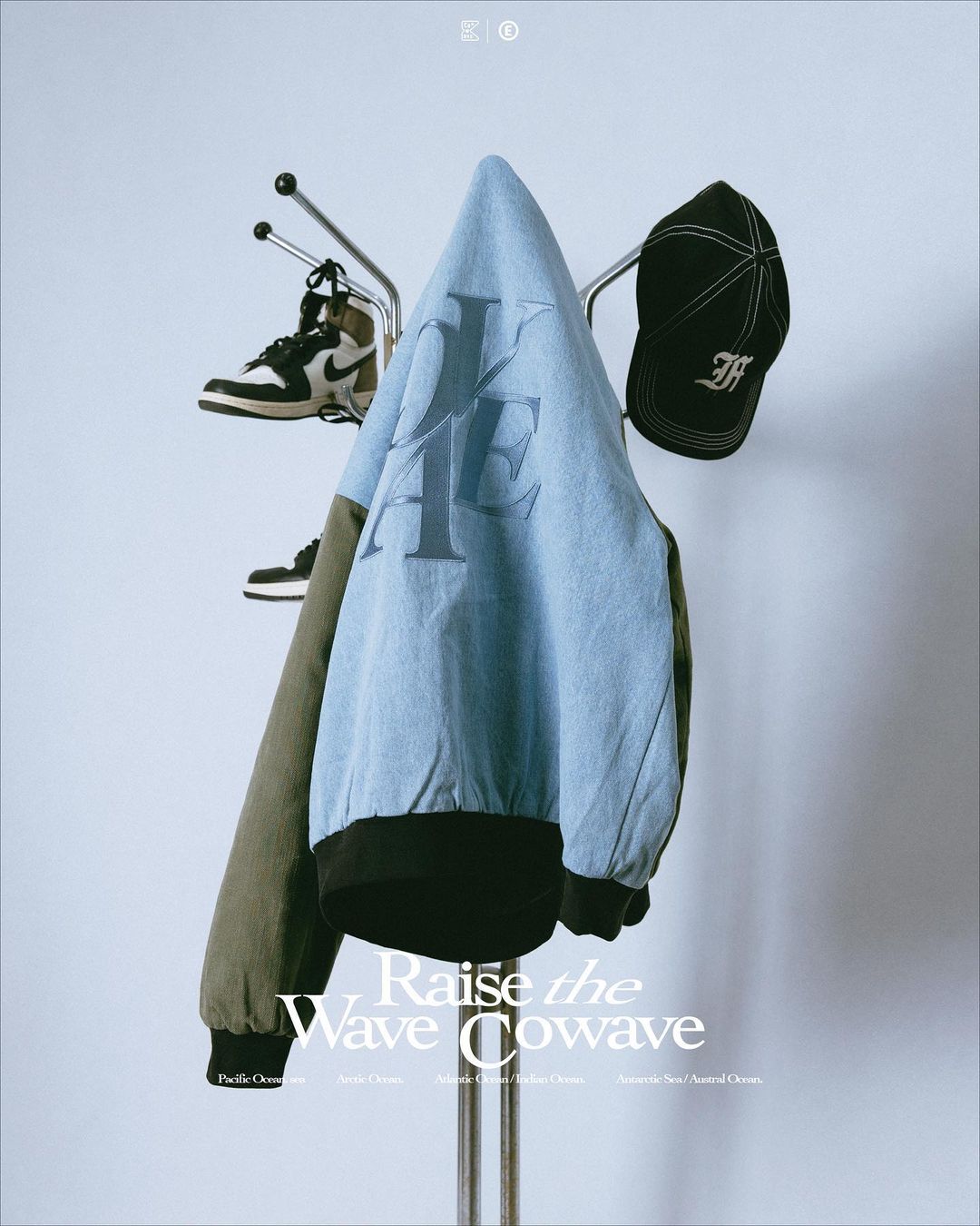 COWAVE 2023-24 秋冬牛仔棒球外套