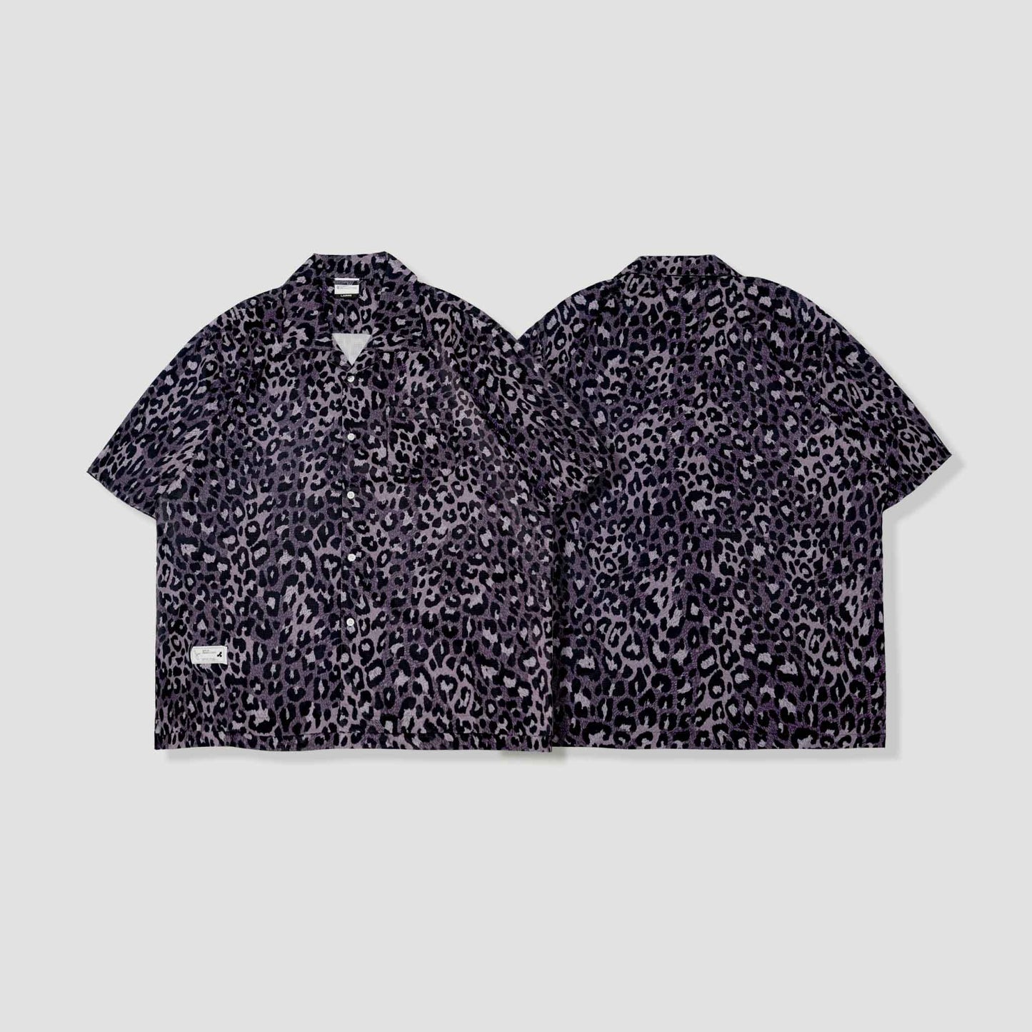 QUEST Leopard Print Shirt 涼感紫色豹紋襯衫