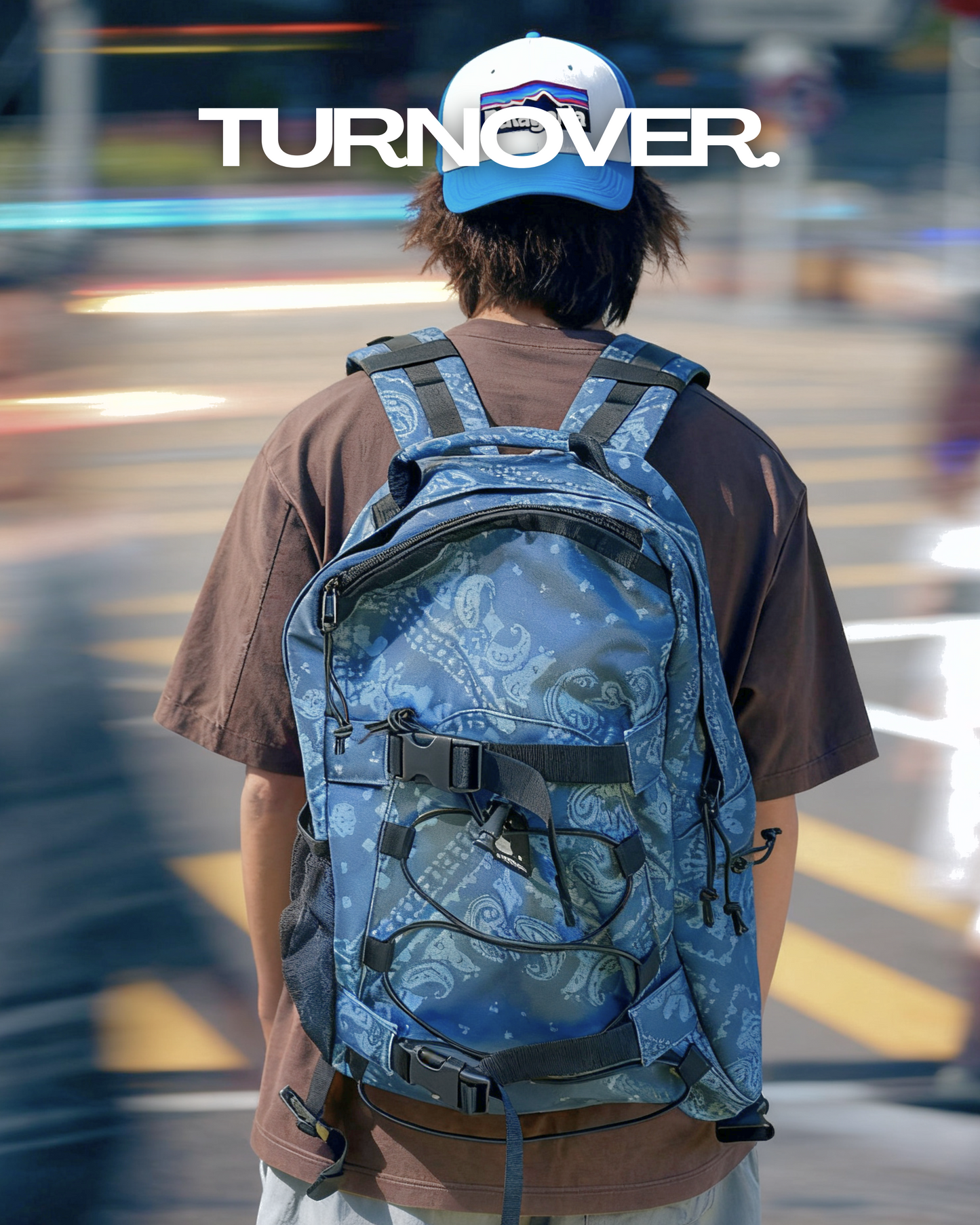 TURNOVER 2026AW Paisley Ranger “26AW-AS3 腰果書包” 藍色