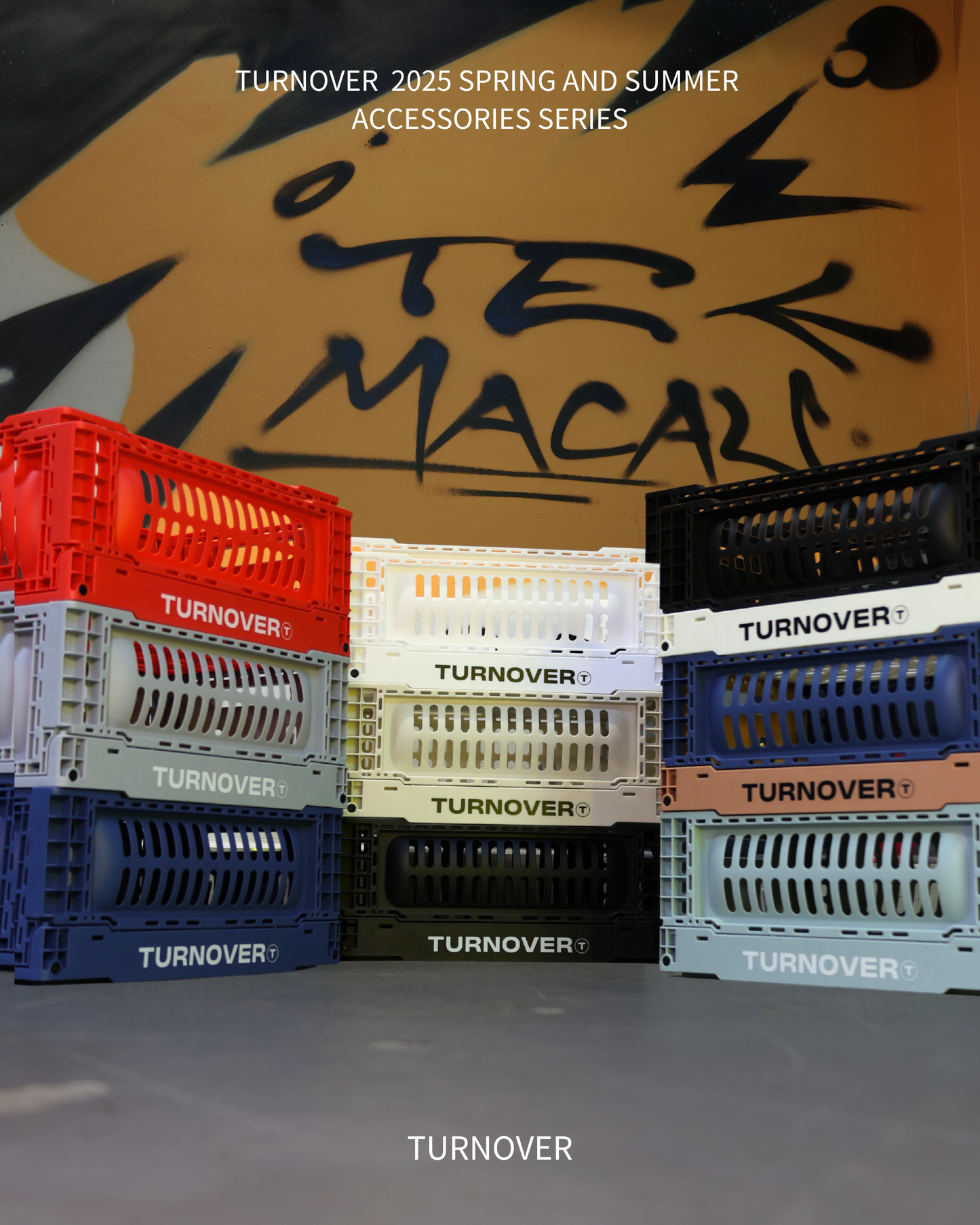 TURNOVER COLLAPSIBLE STORAGE CRATE 可折疊收納籃 A2506