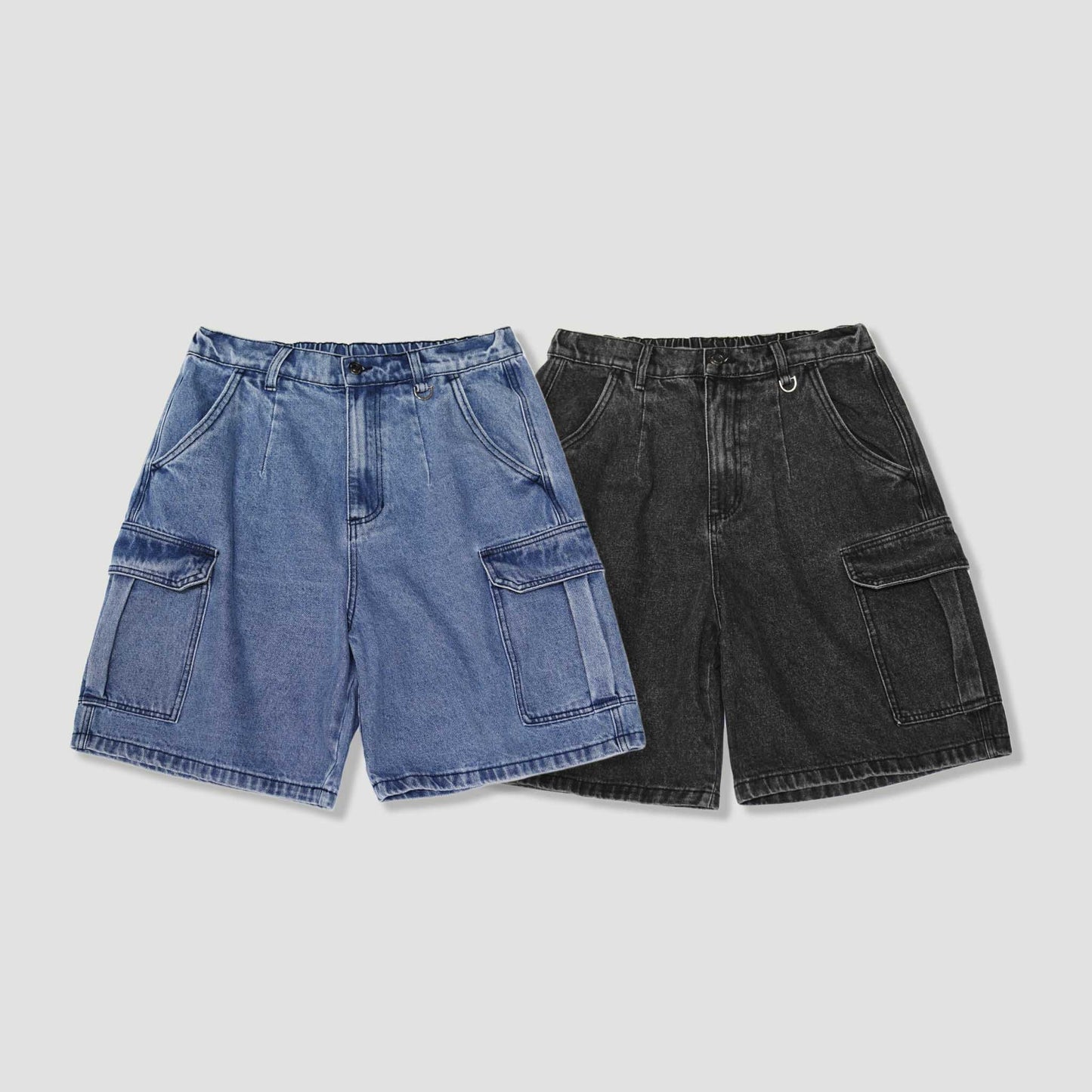 QUEST Denim Pocket Shorts 五分口袋牛仔短褲