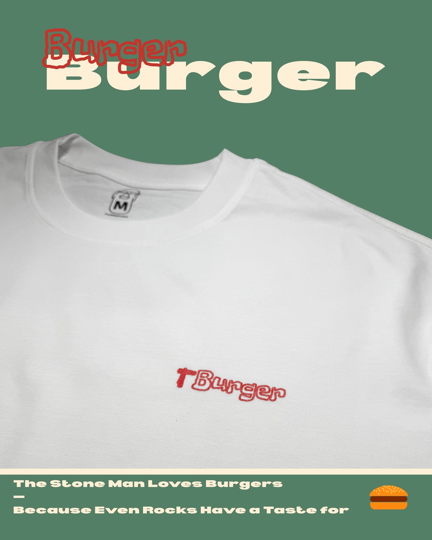 TURNOVER 2025SS “Burger Tee "
“25SST7 漢堡TEE”